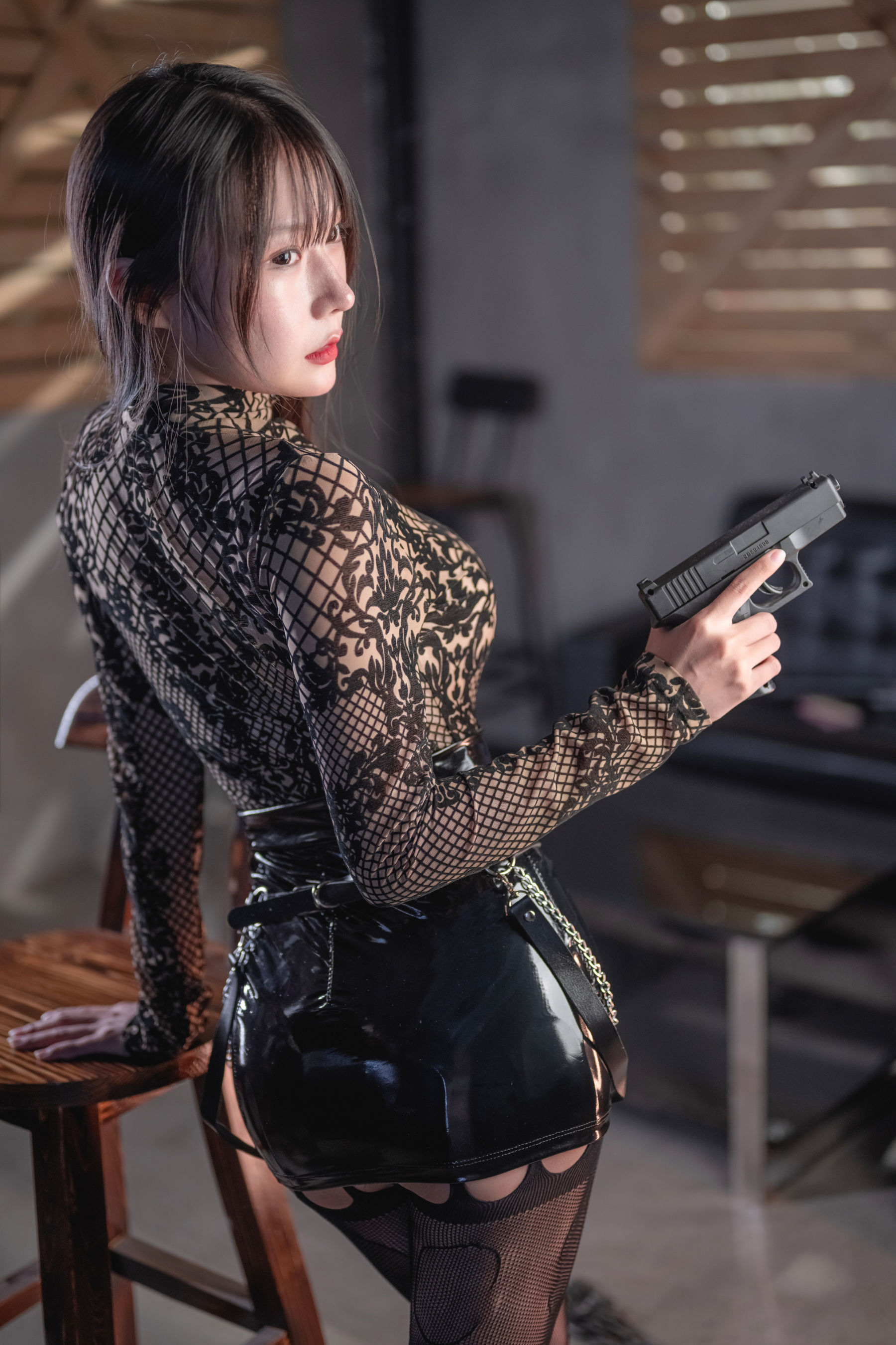 香草喵露露 – 无路可退 秘密搜查官 [71P]