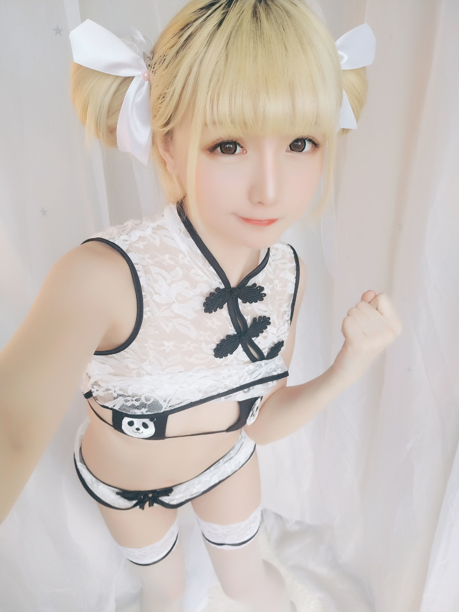 [萝莉COS] 星之迟迟 VOL.16 熊猫旗袍 [60P]