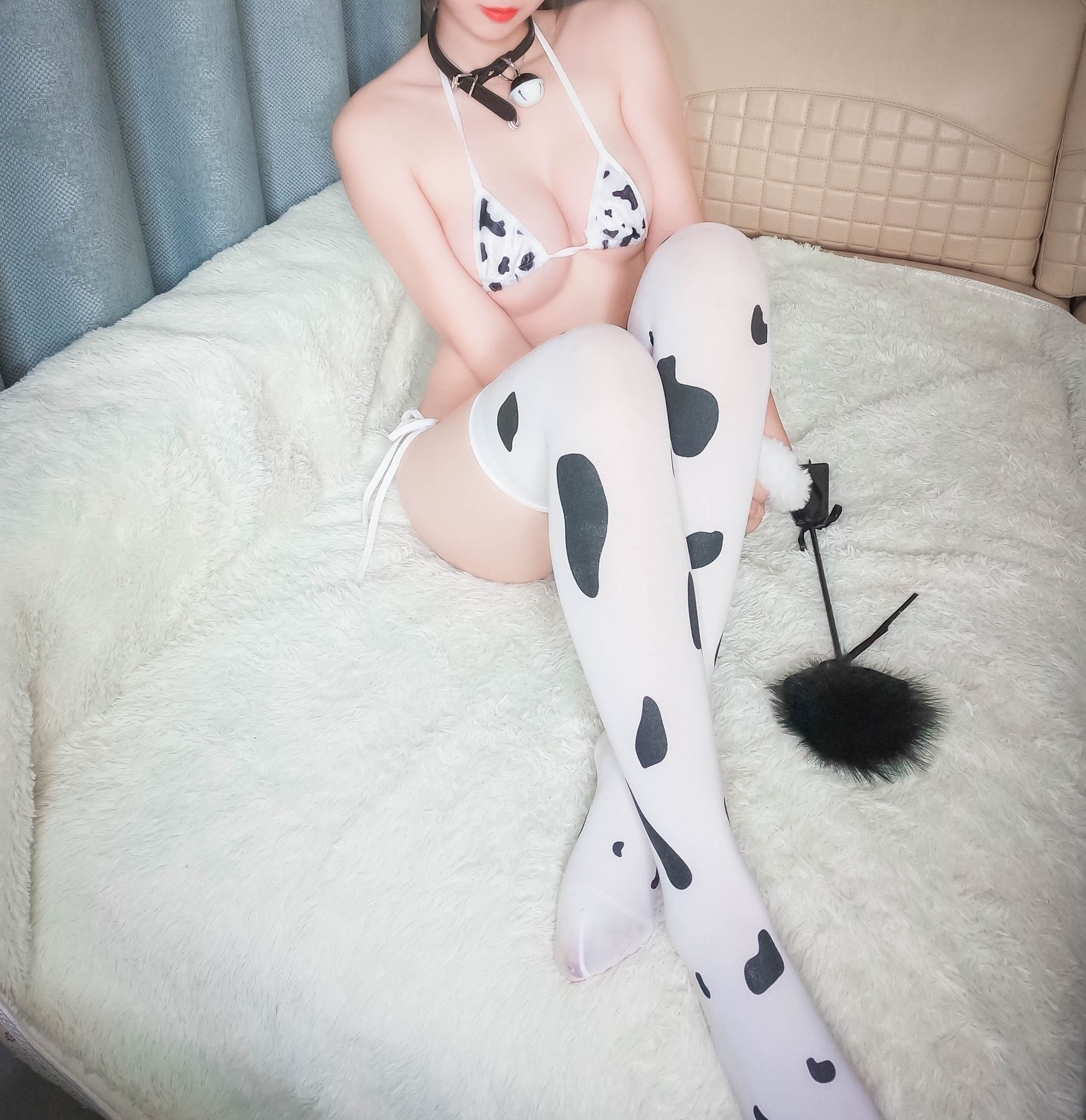 斗鱼主播w黑米粥w – 奶牛 [30P]