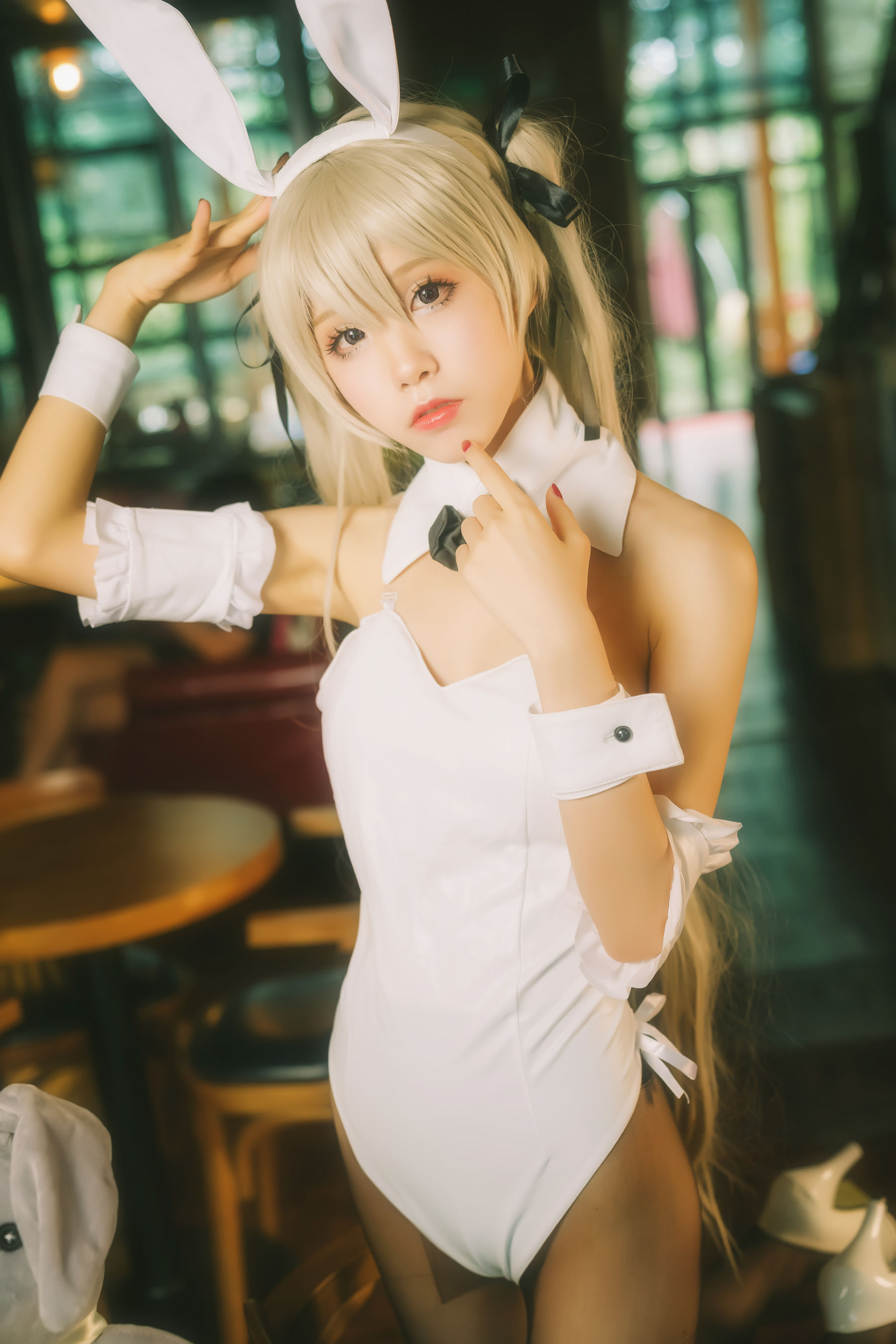 [Cosplay写真] 动漫博主水淼aqua – 穹妹兔女郎 [9P]