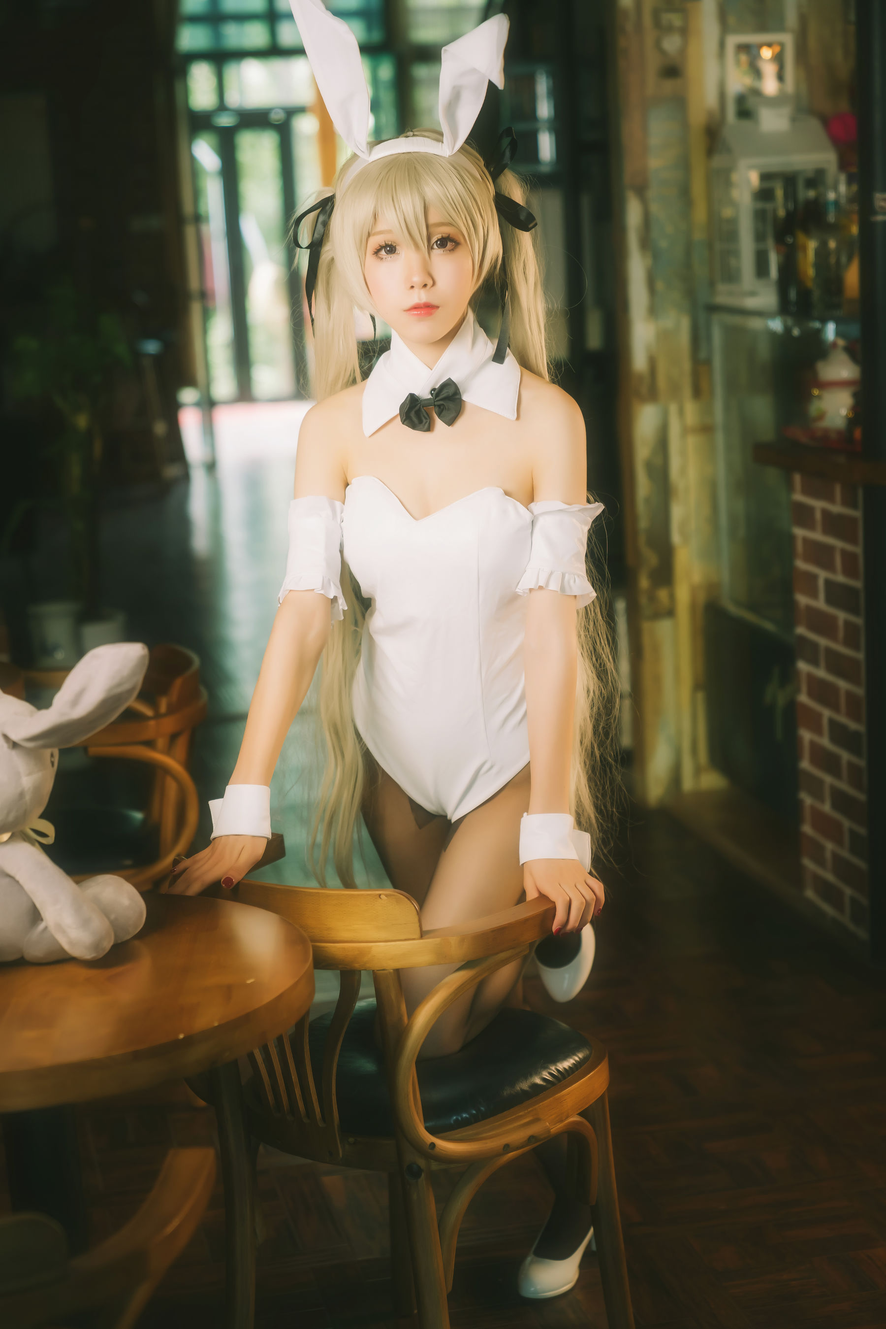 [Cosplay写真] 动漫博主水淼aqua – 穹妹兔女郎 [9P]