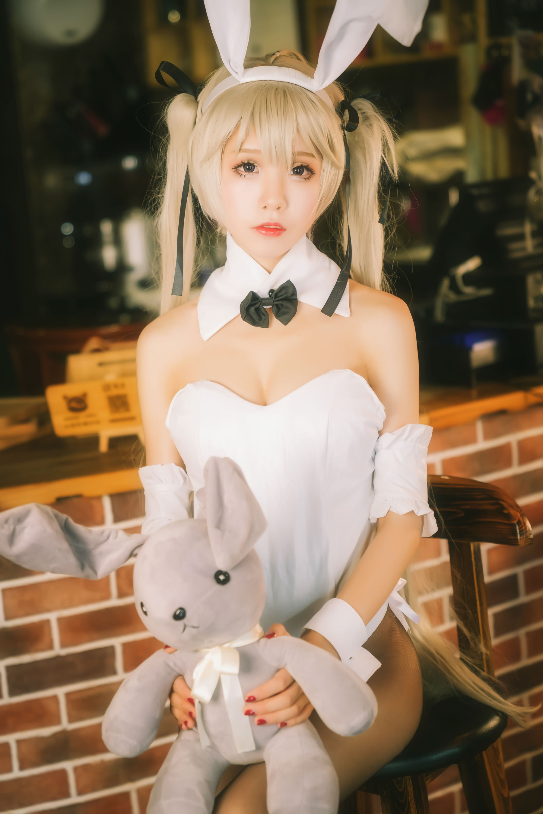 [Cosplay写真] 动漫博主水淼aqua – 穹妹兔女郎 [9P]