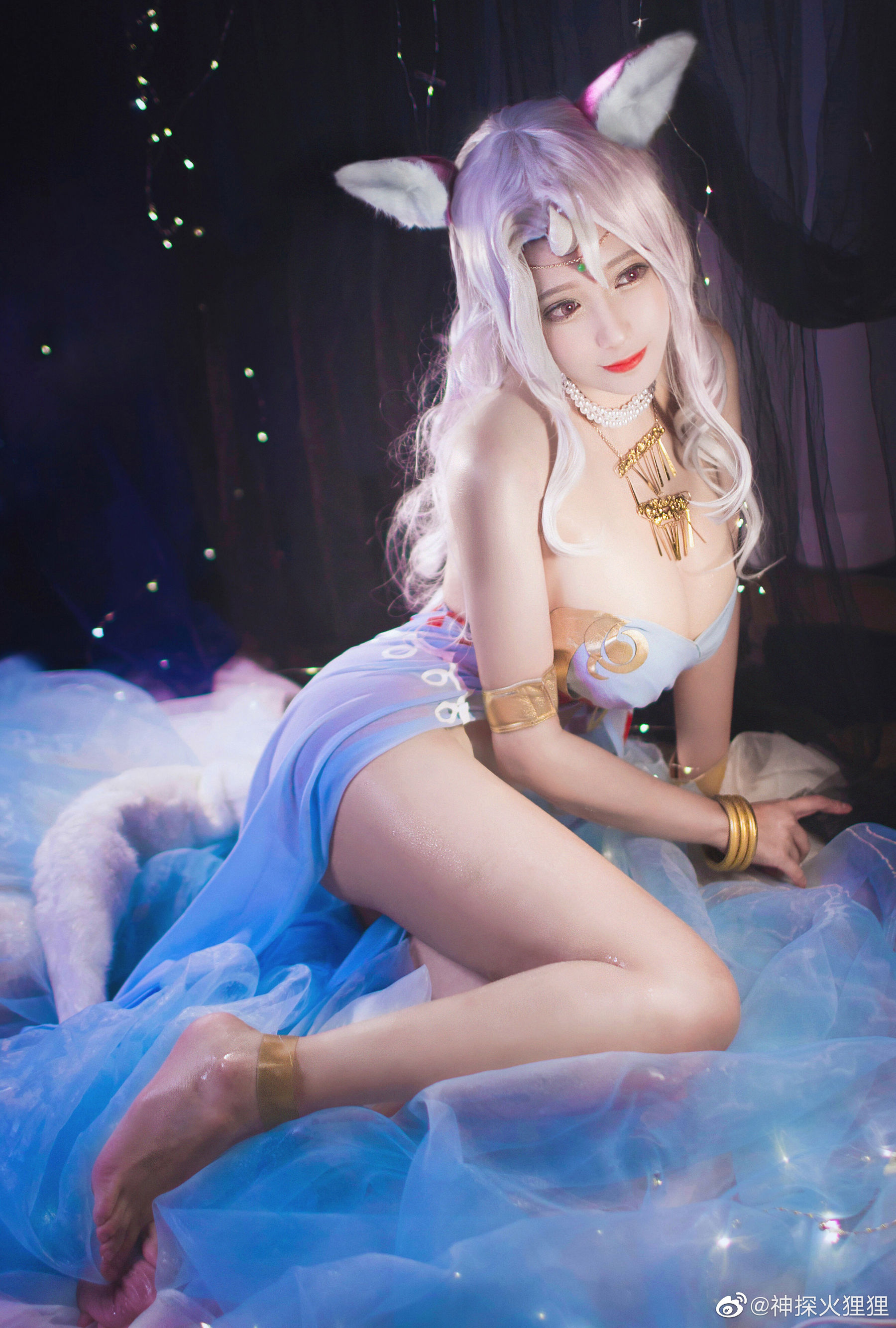 [Cosplay写真] 动漫博主神探火狸狸 – 诺拉・沐恩 睡衣 (双生视界) [9P]