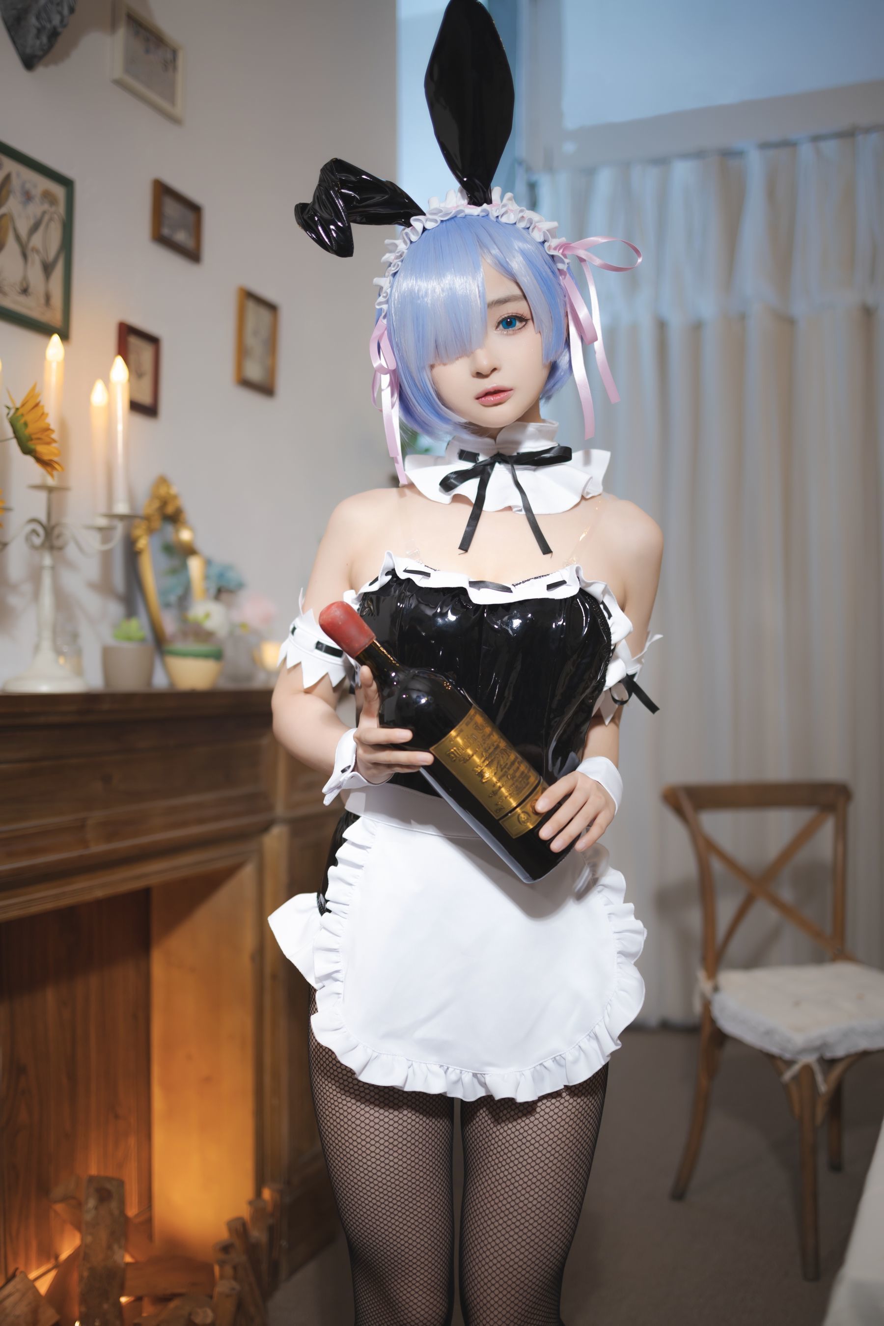 桜井宁宁 – 蕾姆兔女郎 [34P]