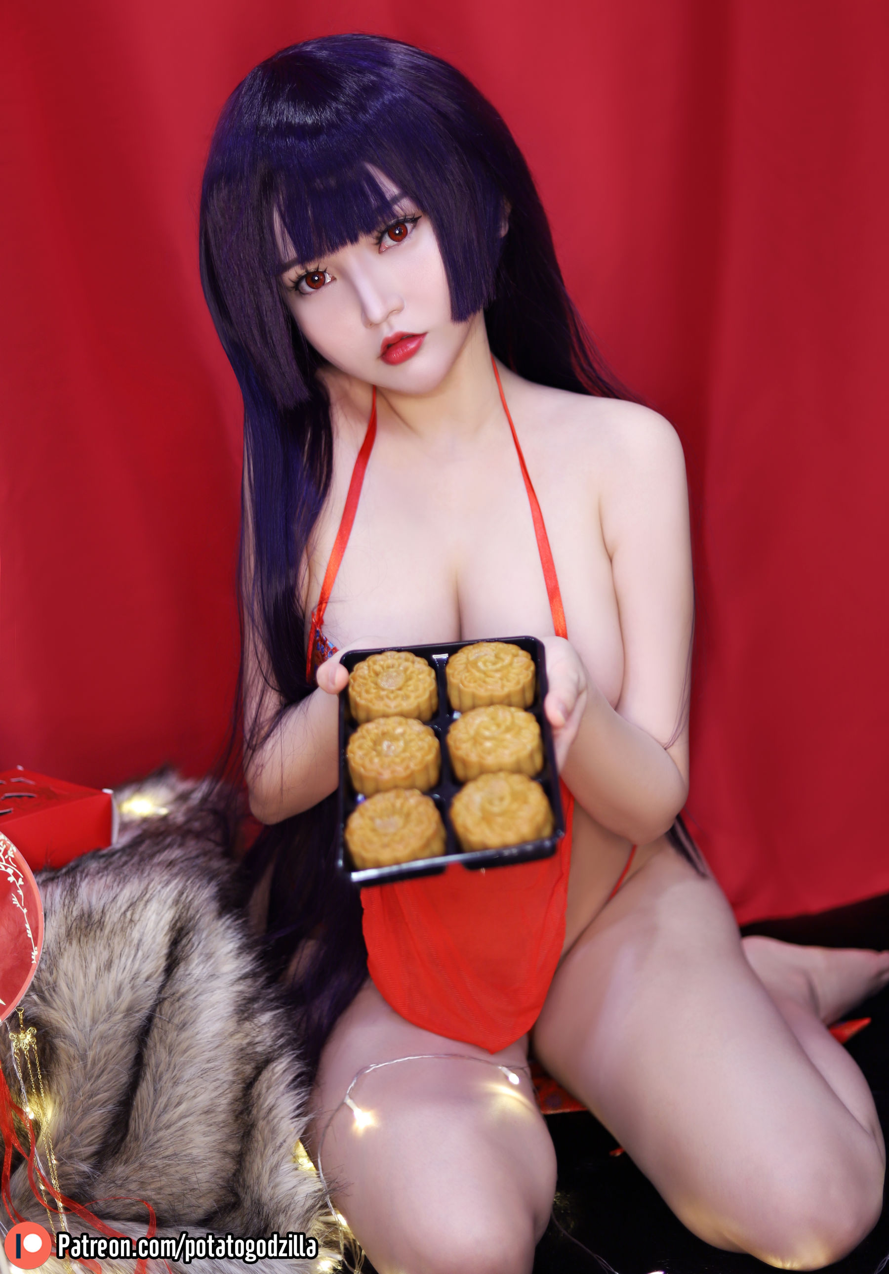 Coser小姐姐Potato Godzilla – Happy Mid Autumn 2020 [16P]