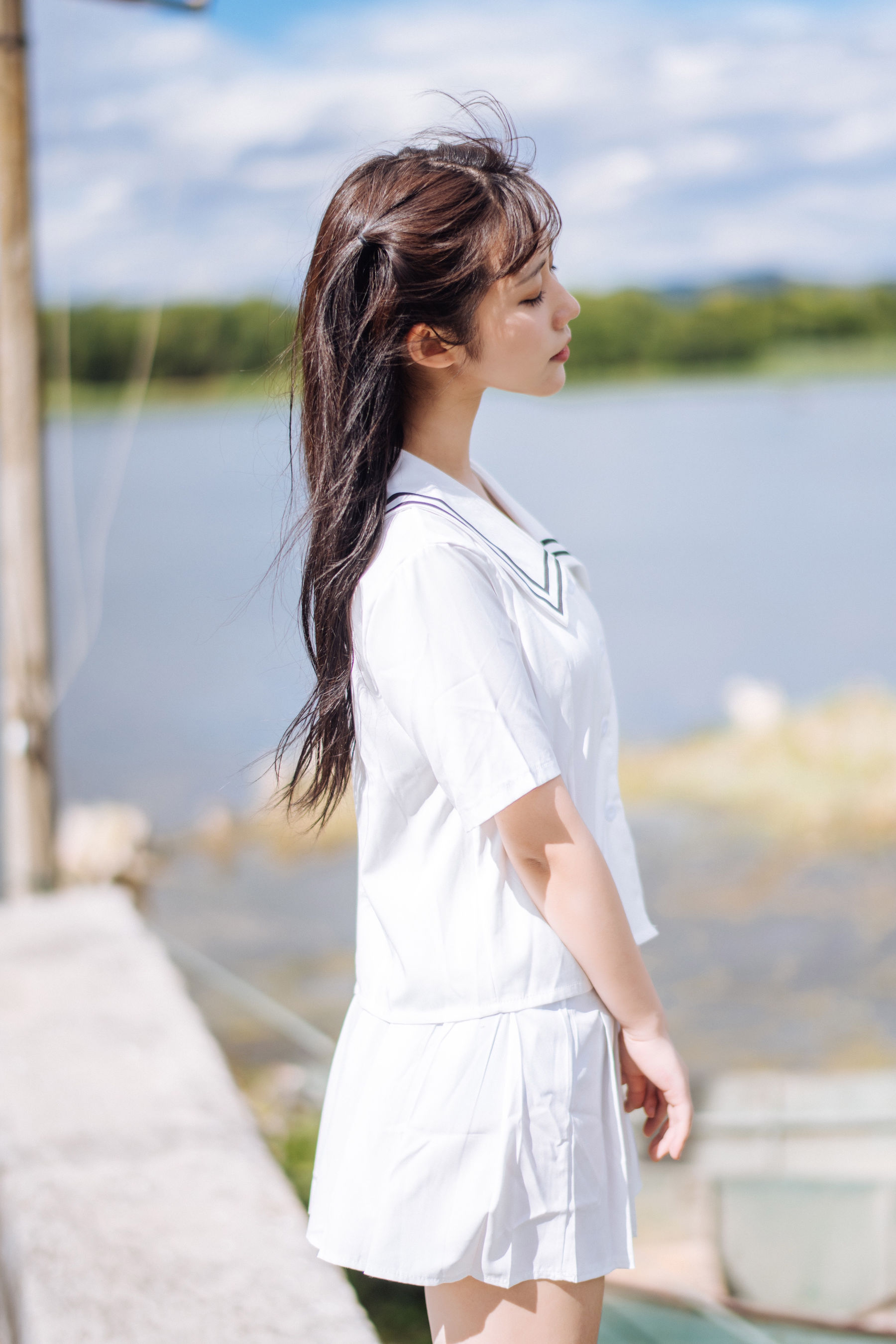 微博福利姬镜酱 – 静夏之JK少女 [33P]