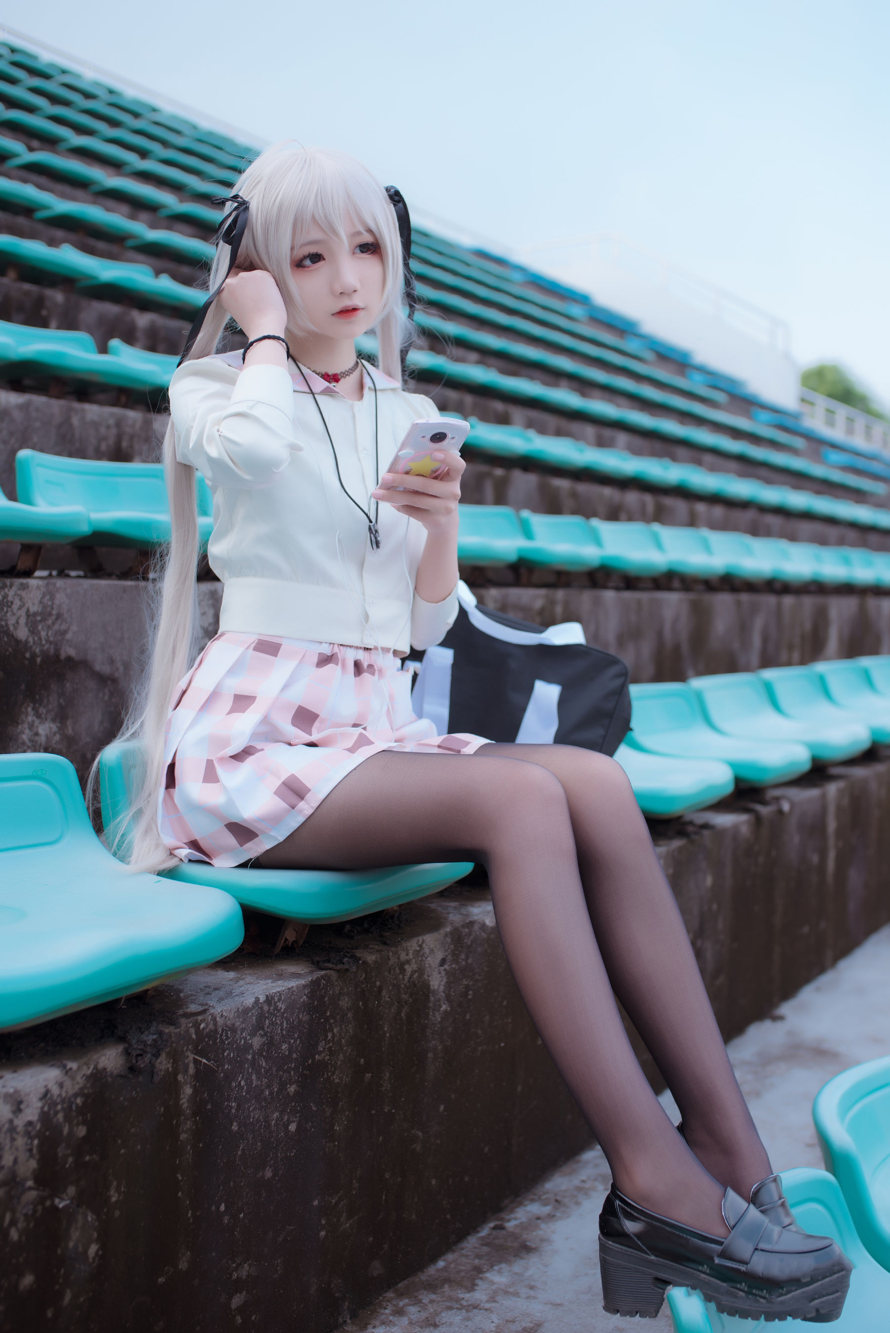 [Cosplay写真] 清纯少女五更百鬼 – 穹 [6P]