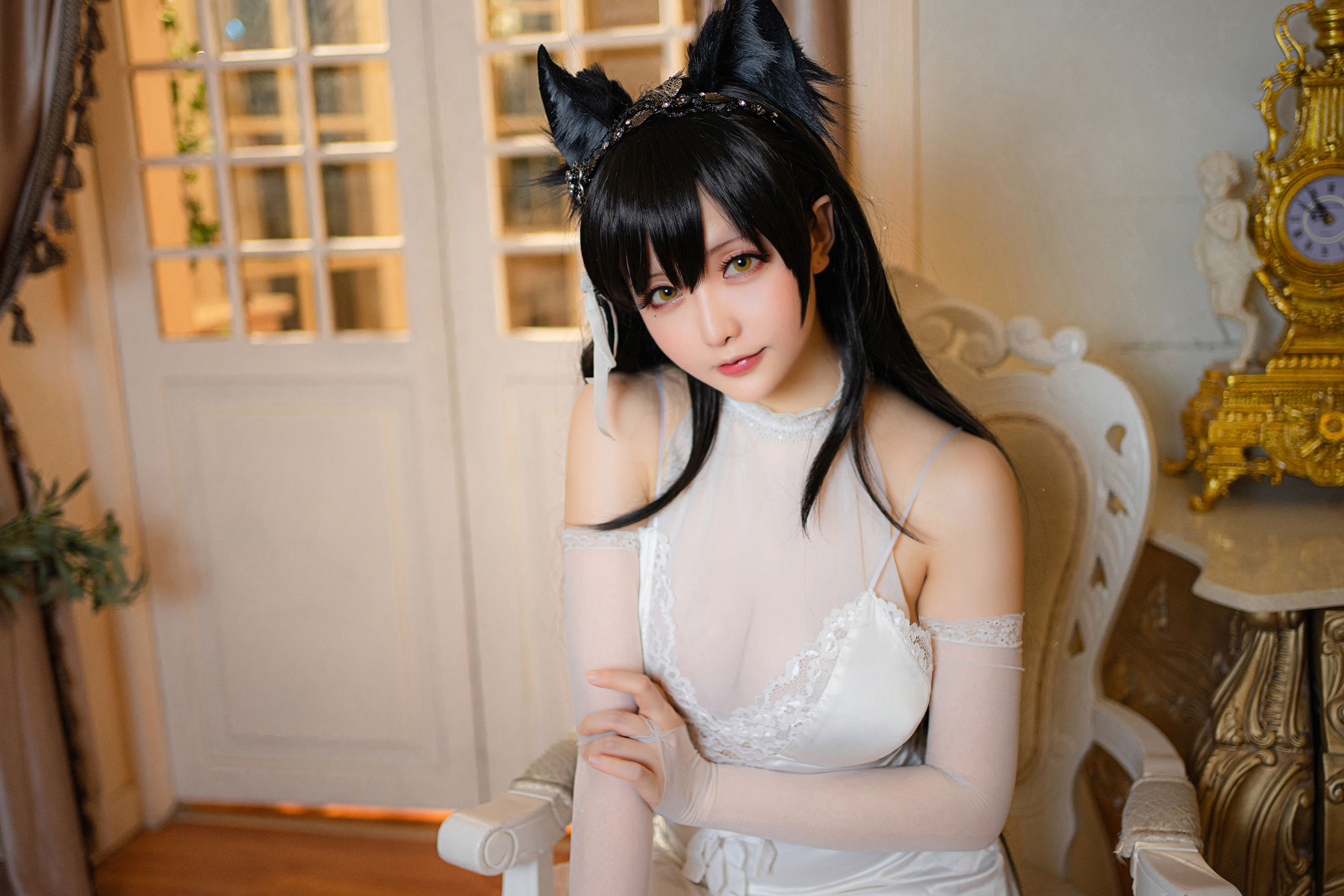 Coser小姐姐星之迟迟 – 爱宕婚纱 [25P]