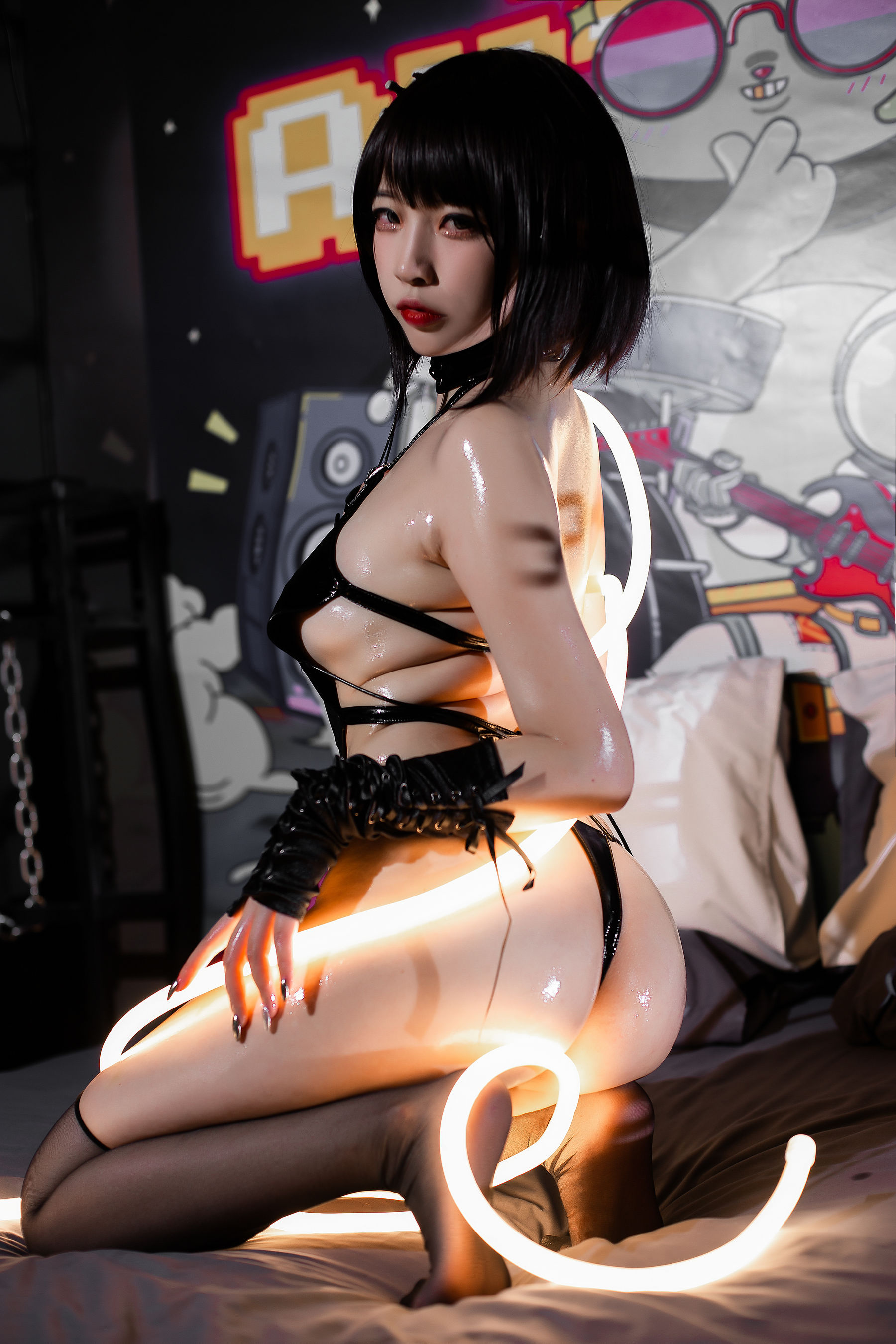人气Coser二佐Nisa – 乖张肚兜 [35P]
