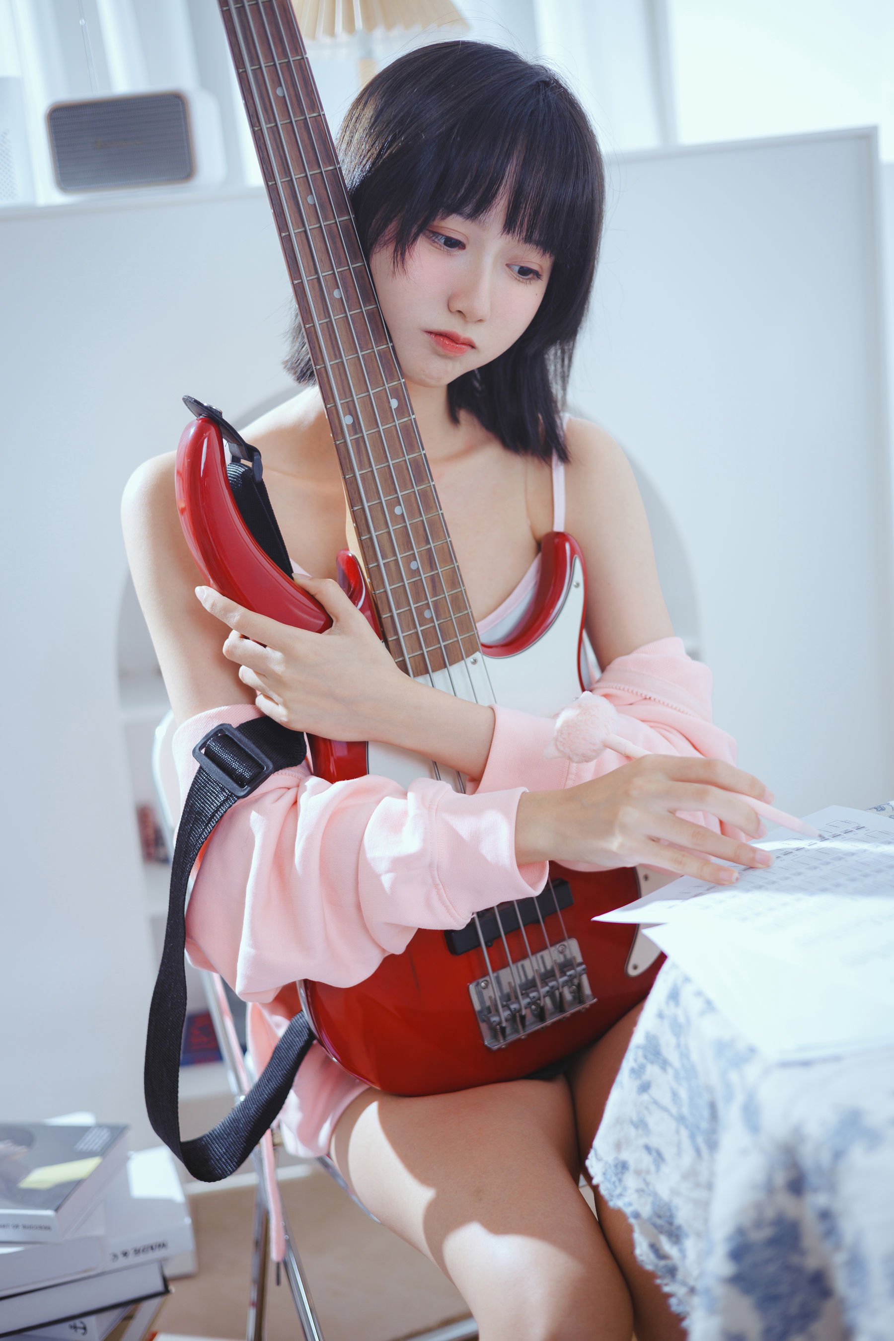 萌系小姐姐木绵绵OwO – 贝斯与妹妹 [53P]