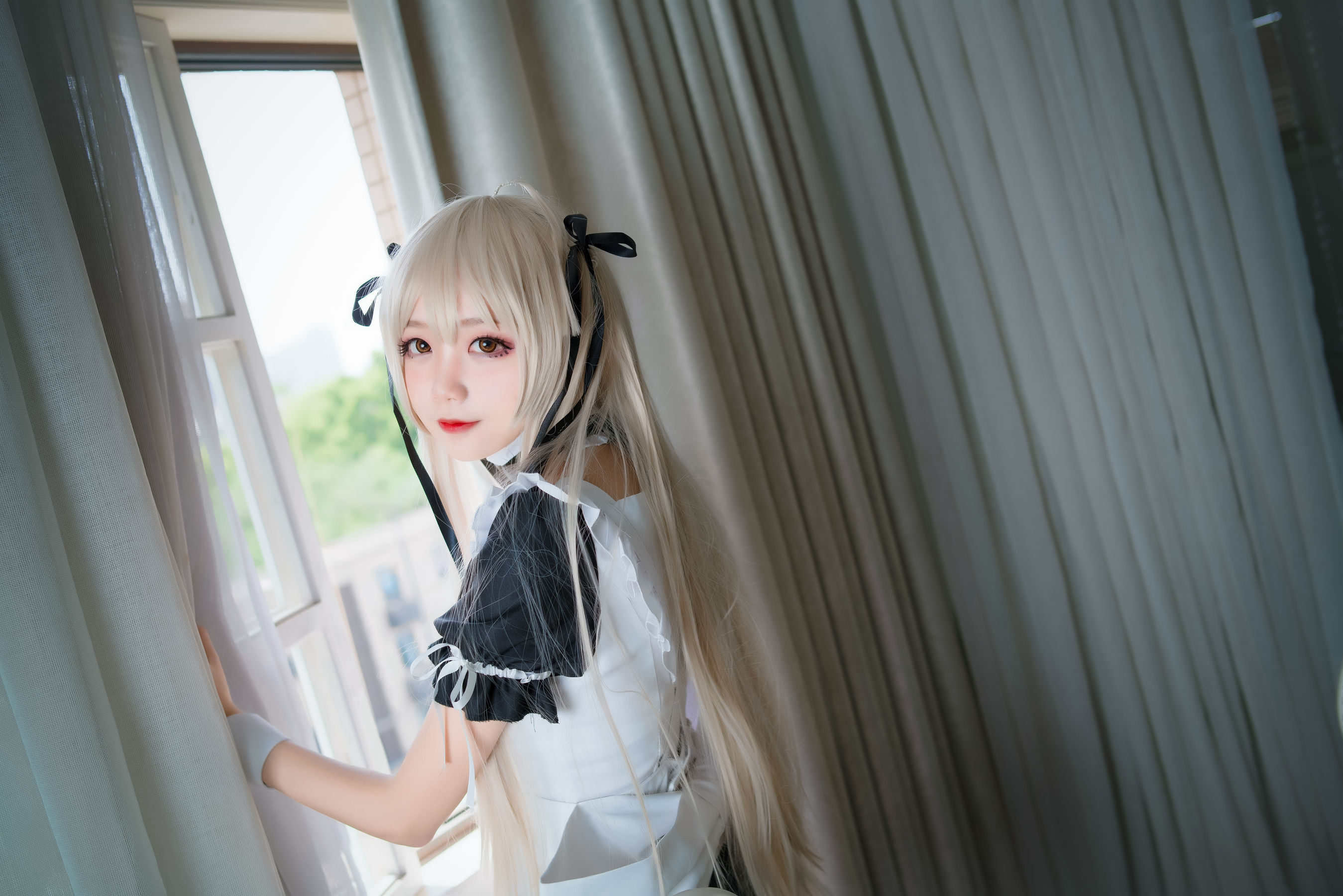 清纯少女五更百鬼 穹妹女仆 [15P]