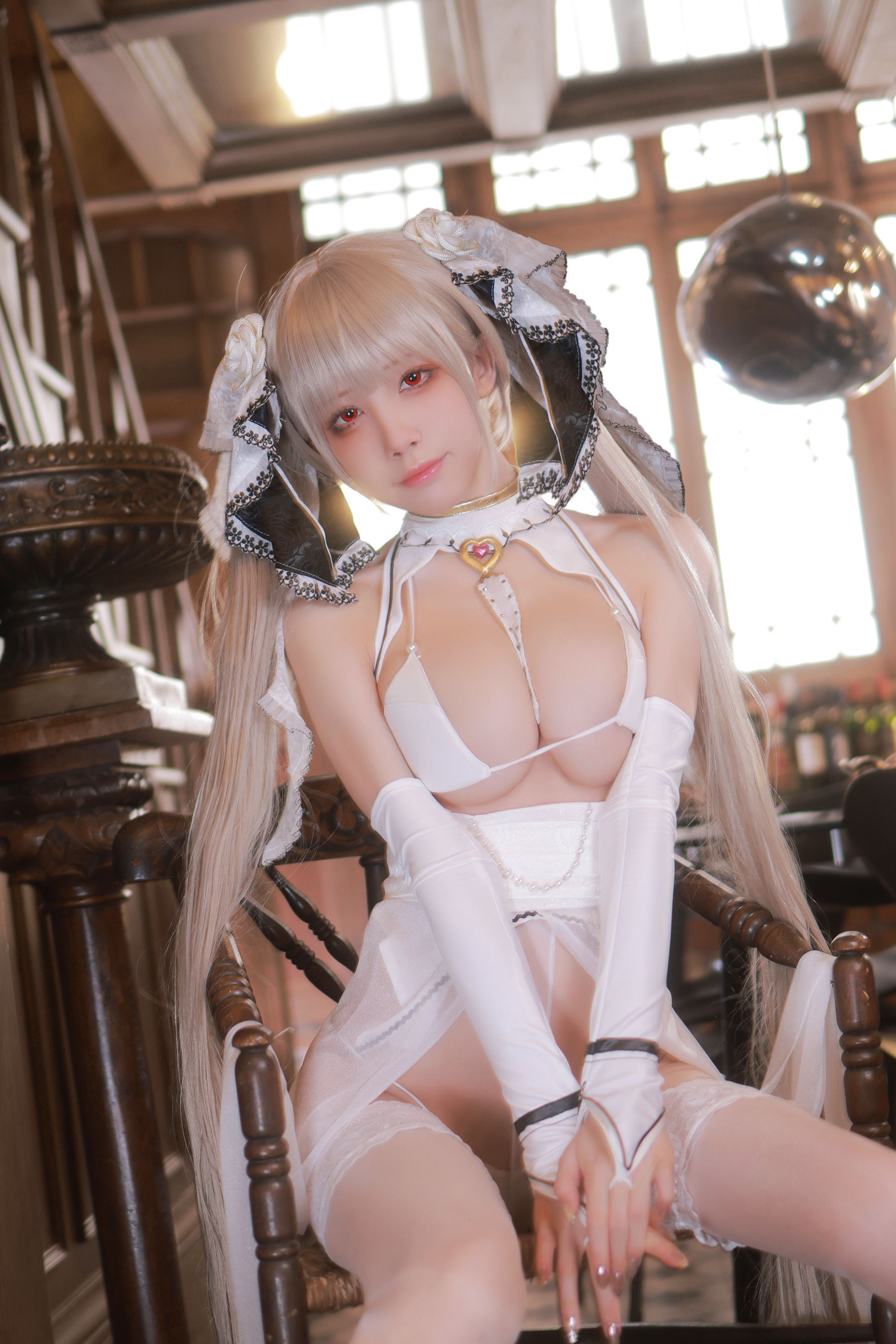 动漫博主水淼aqua – 碧蓝航线 可畏 礼服 [45P]