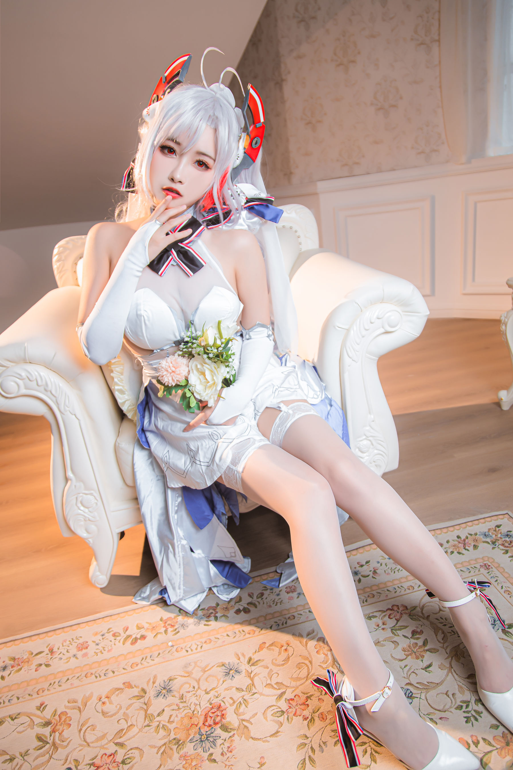 微博妹子Momoko葵葵 – 欧根之花嫁 [20P]