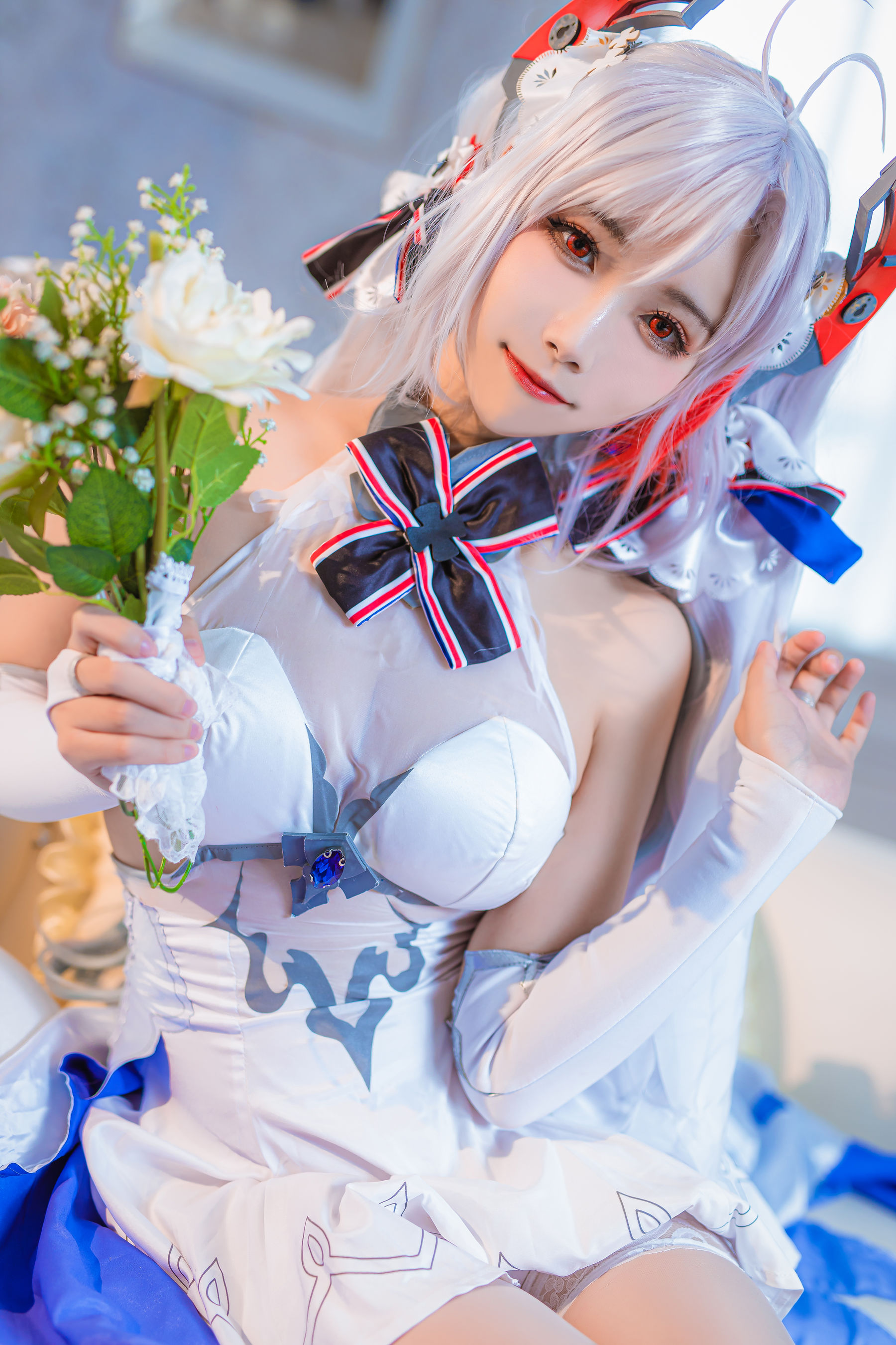 微博妹子Momoko葵葵 – 欧根之花嫁 [20P]