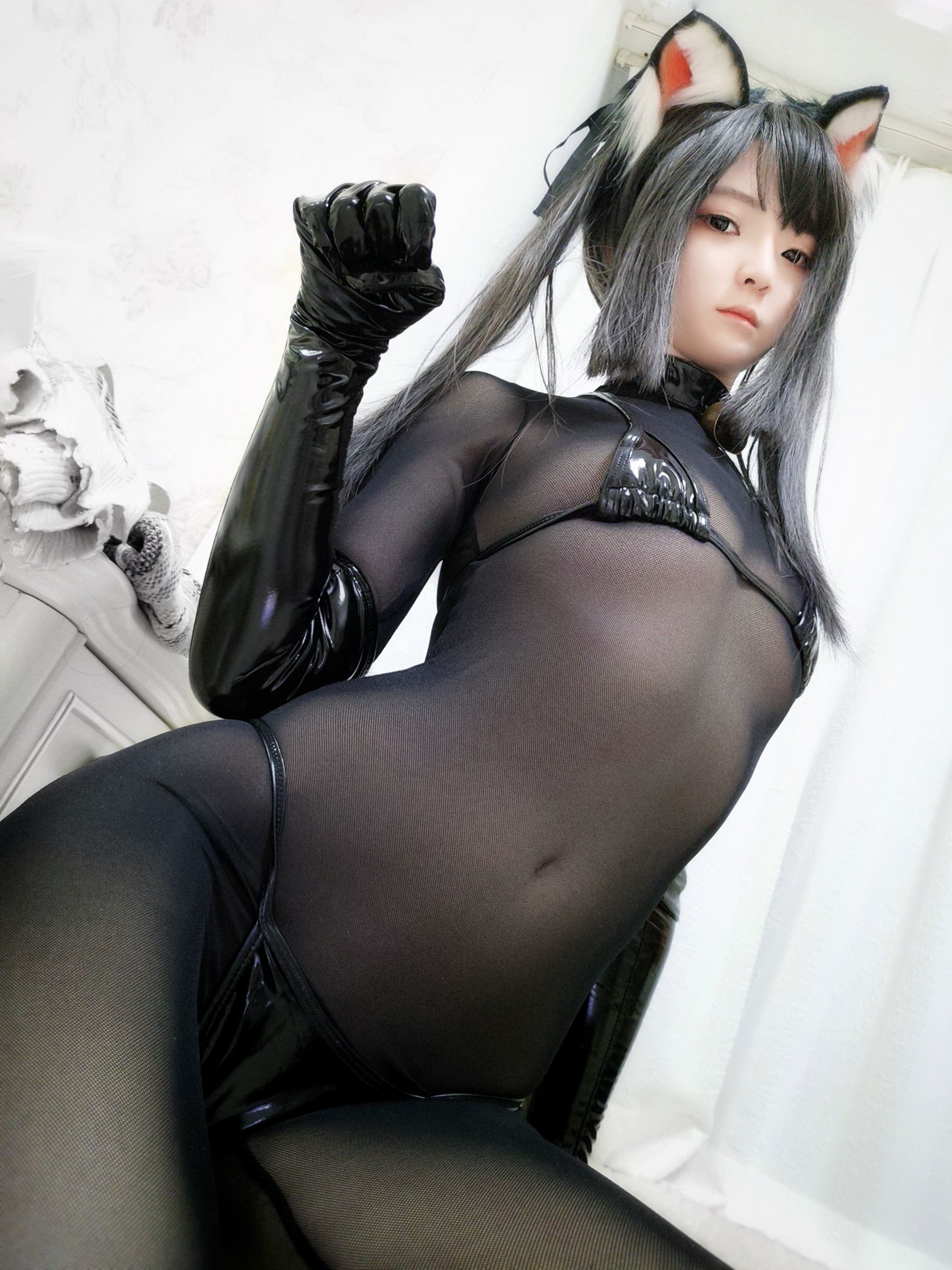 [萝莉COS] 一小央泽 – 黑猫巧克力派 [34P]