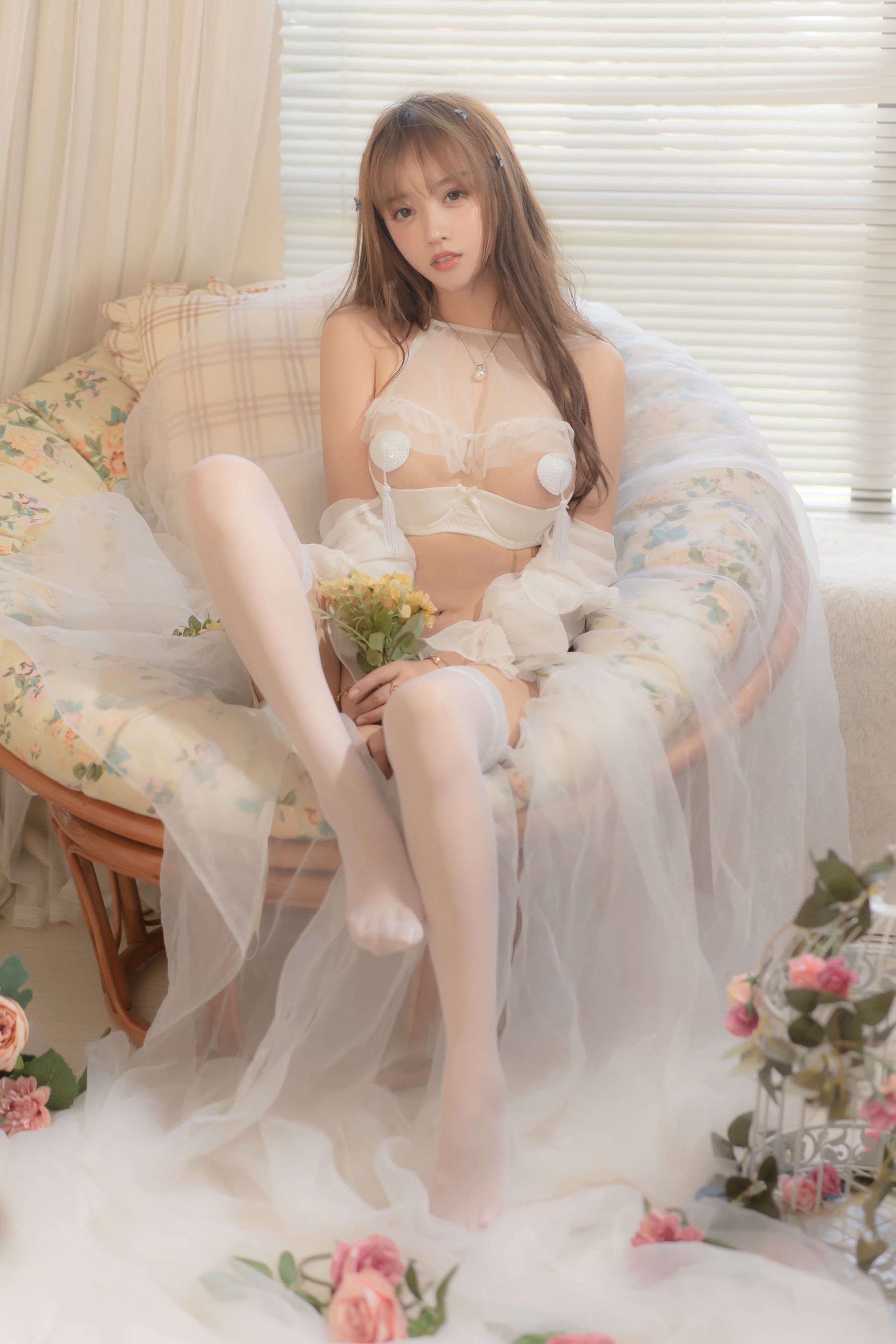 斗鱼米线线sama – 坠落天使 [64P]
