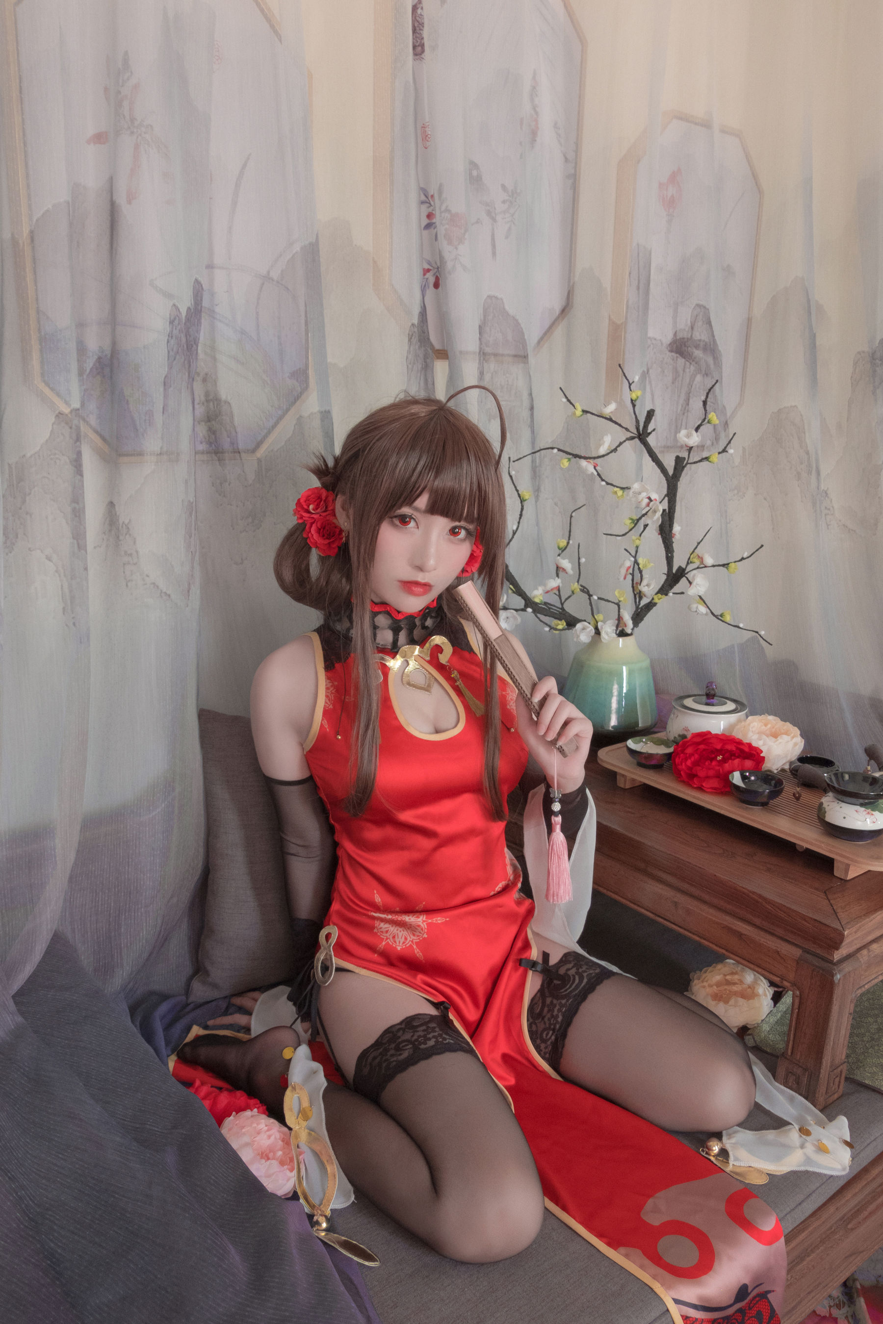 [Cosplay写真] Coser星野saori – DSR-50 红牡丹 [10P]