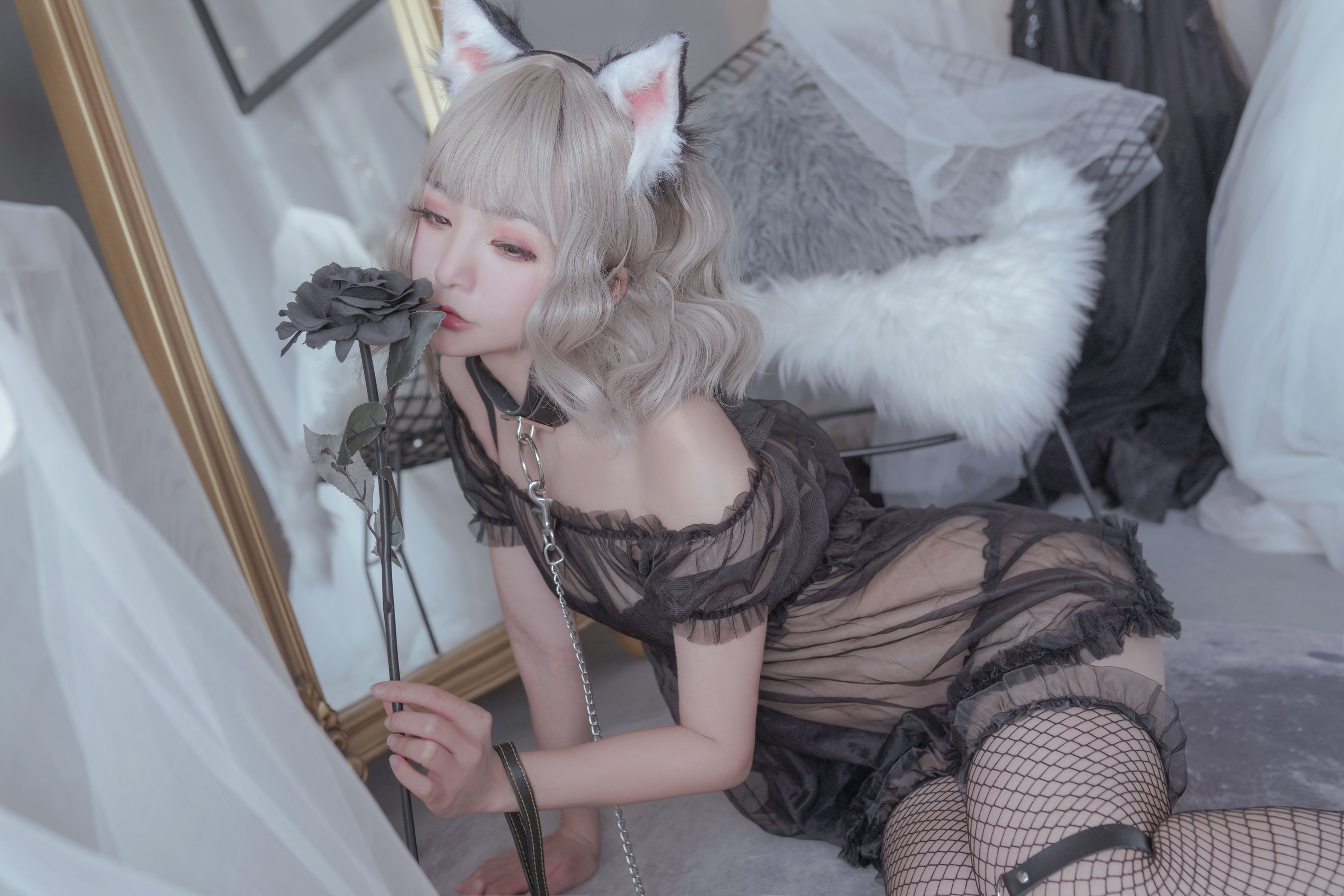 Cosplay日奈娇 猫与兔 [50P]