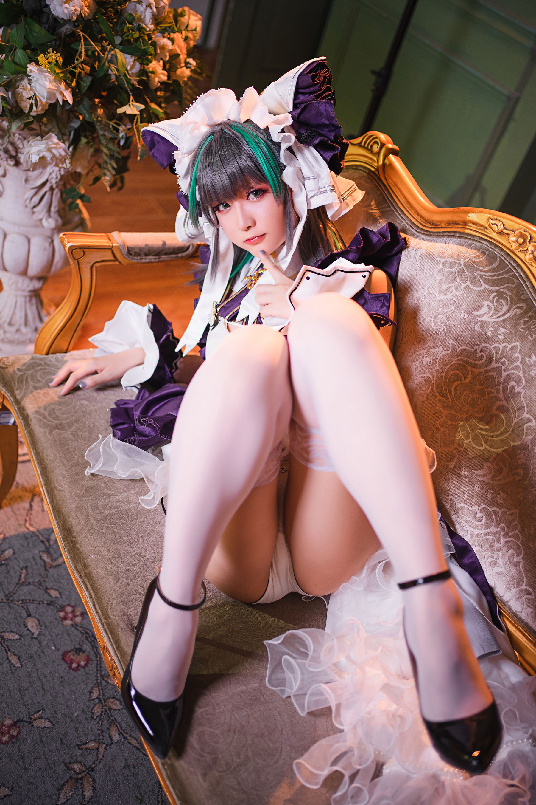Coser小姐姐星之迟迟 – R-Maid《柴郡》 [15P]