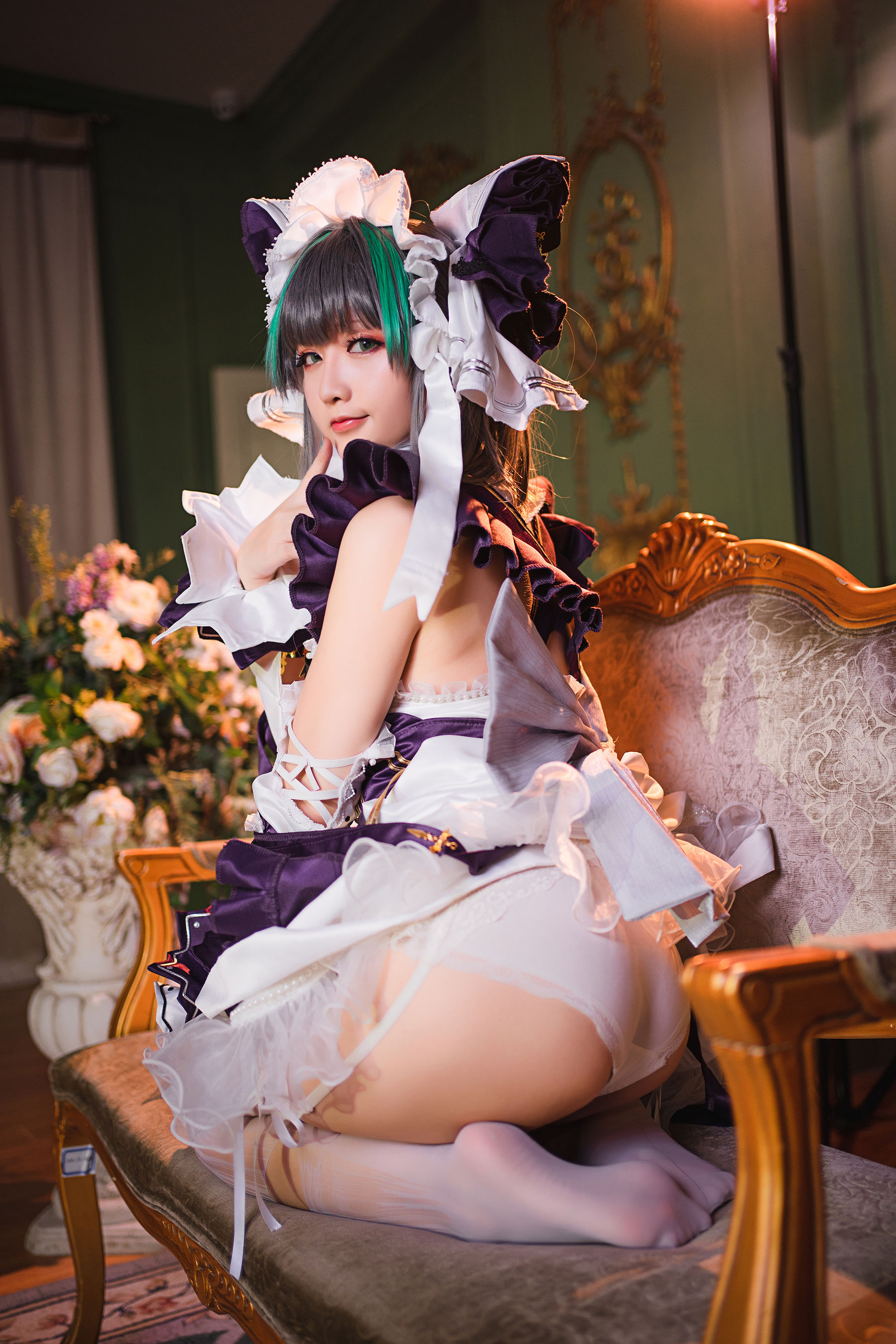 Coser小姐姐星之迟迟 – R-Maid《柴郡》 [15P]