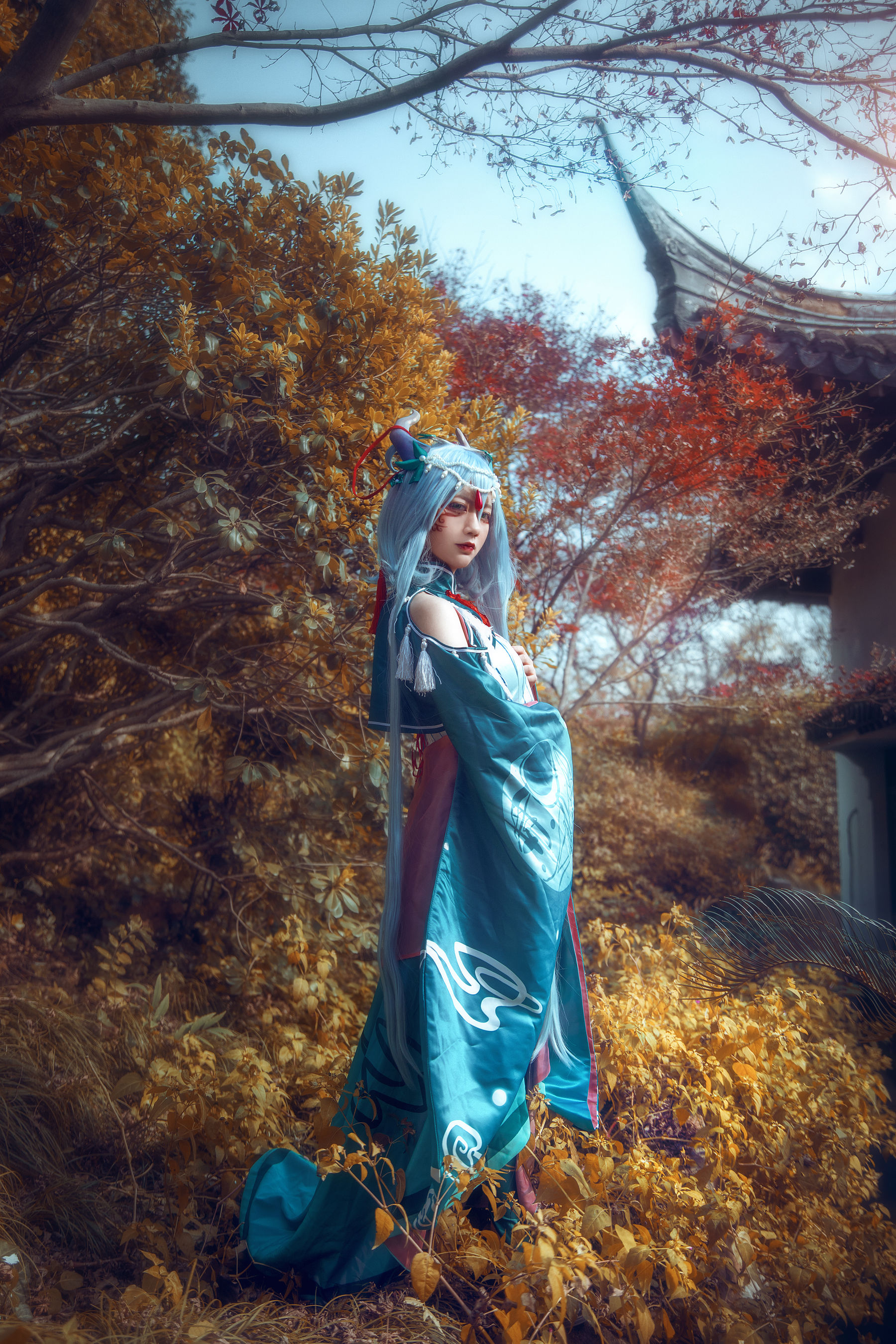 [Cosplay写真] 动漫博主弦音sic – 洛天依 上古神話 [9P]