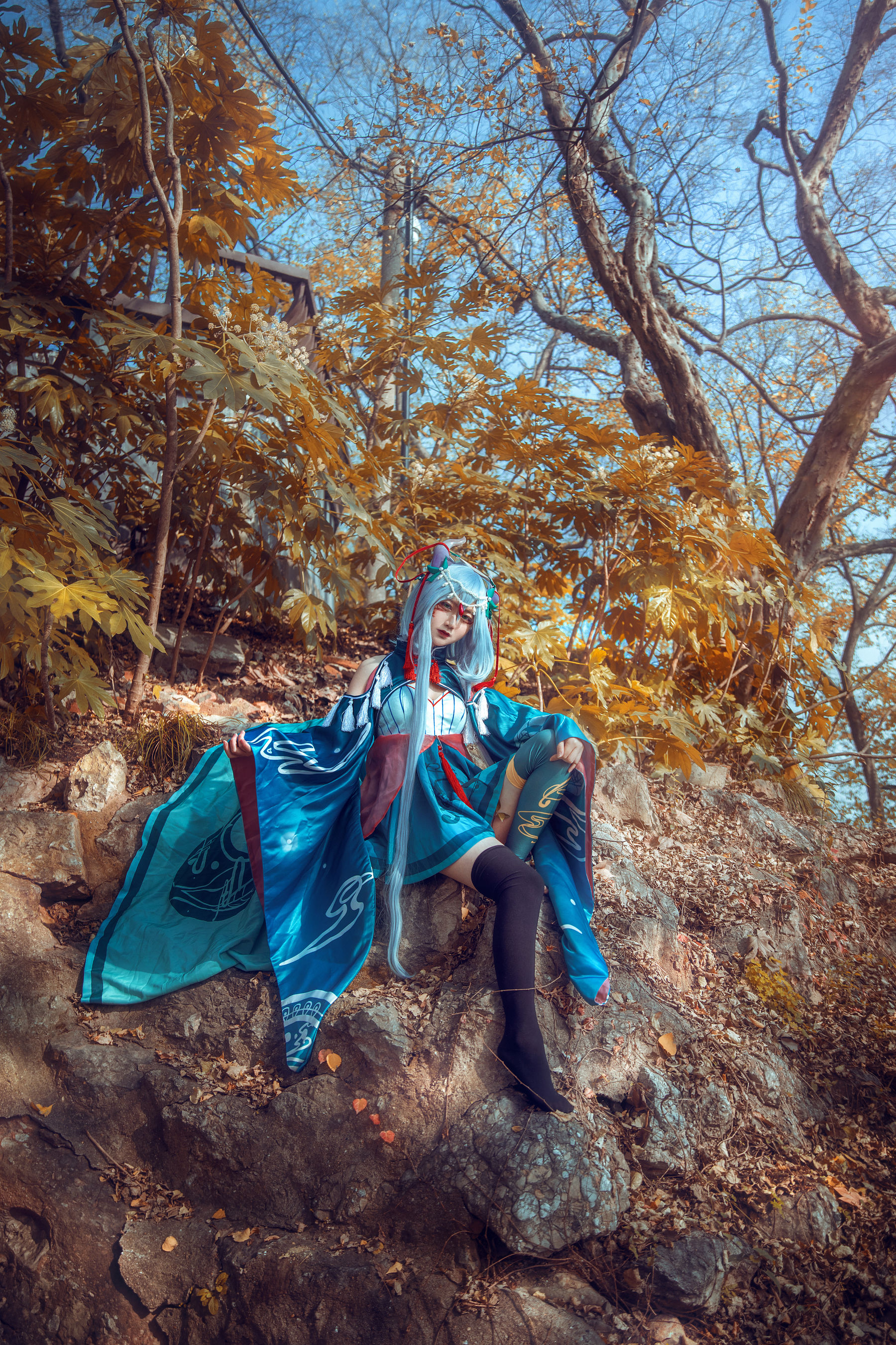 [Cosplay写真] 动漫博主弦音sic – 洛天依 上古神話 [9P]