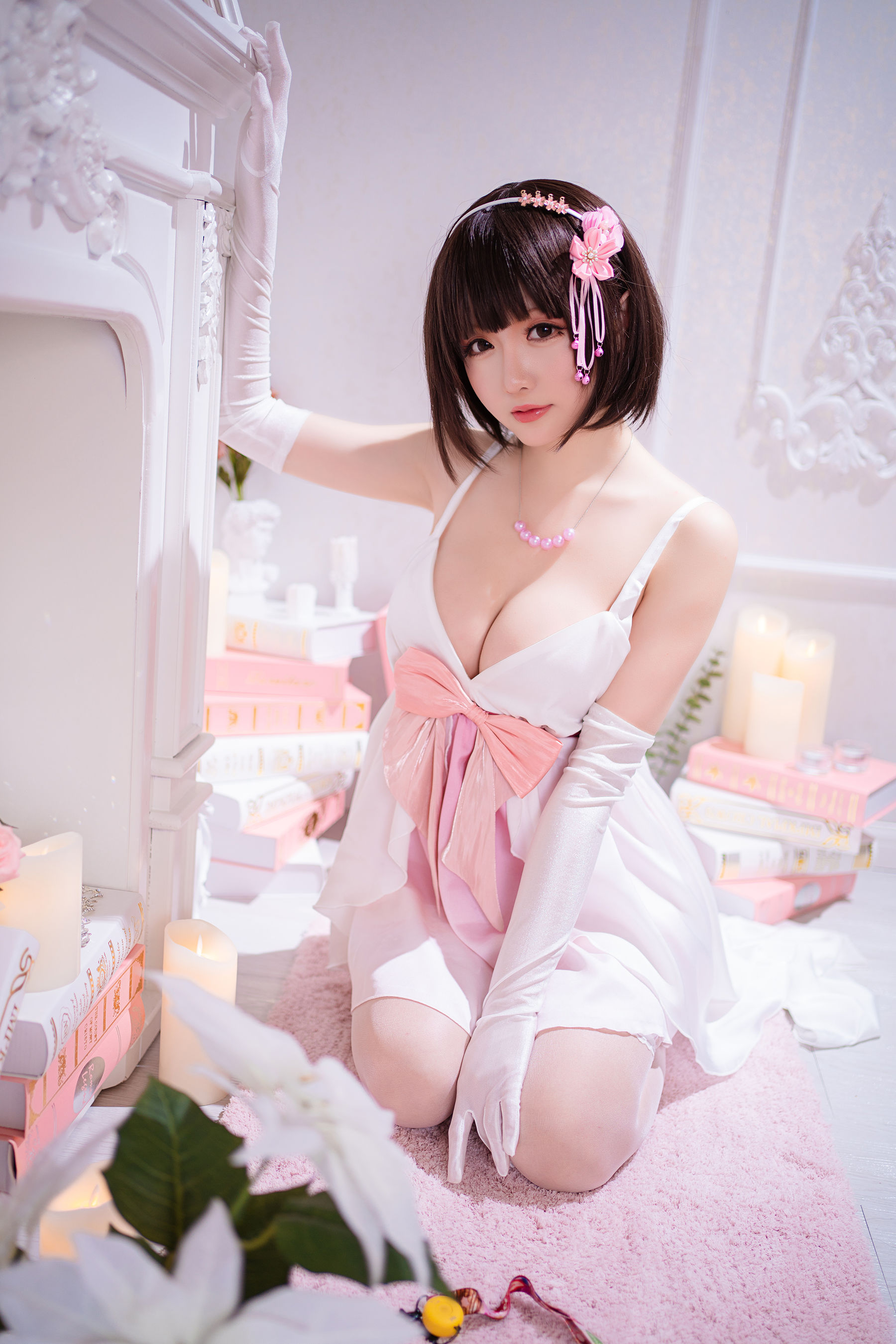 Coser小姐姐星之迟迟 – 加藤惠 特典礼服 [60P]