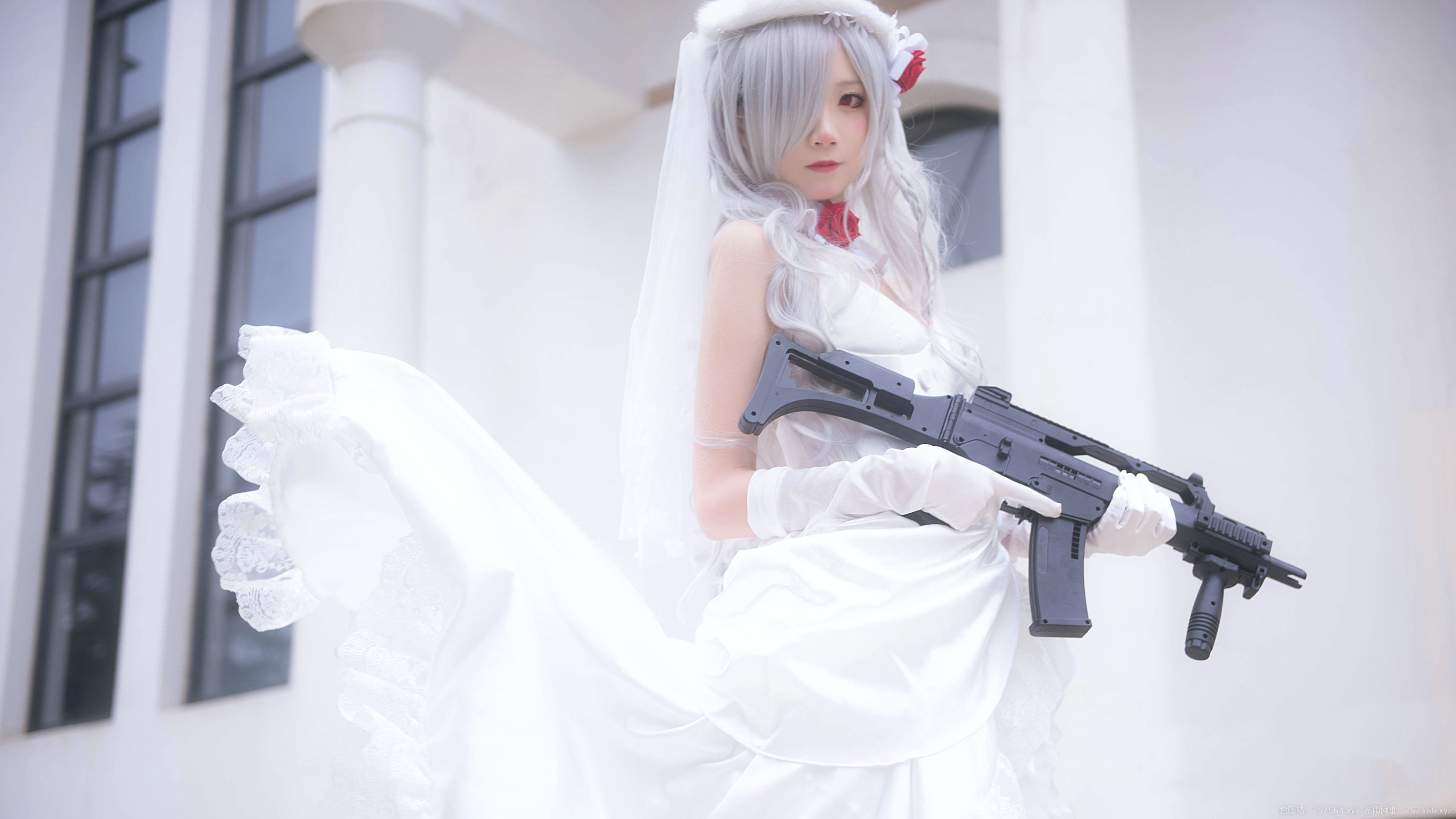 清纯少女五更百鬼 – 婚纱 [10P]