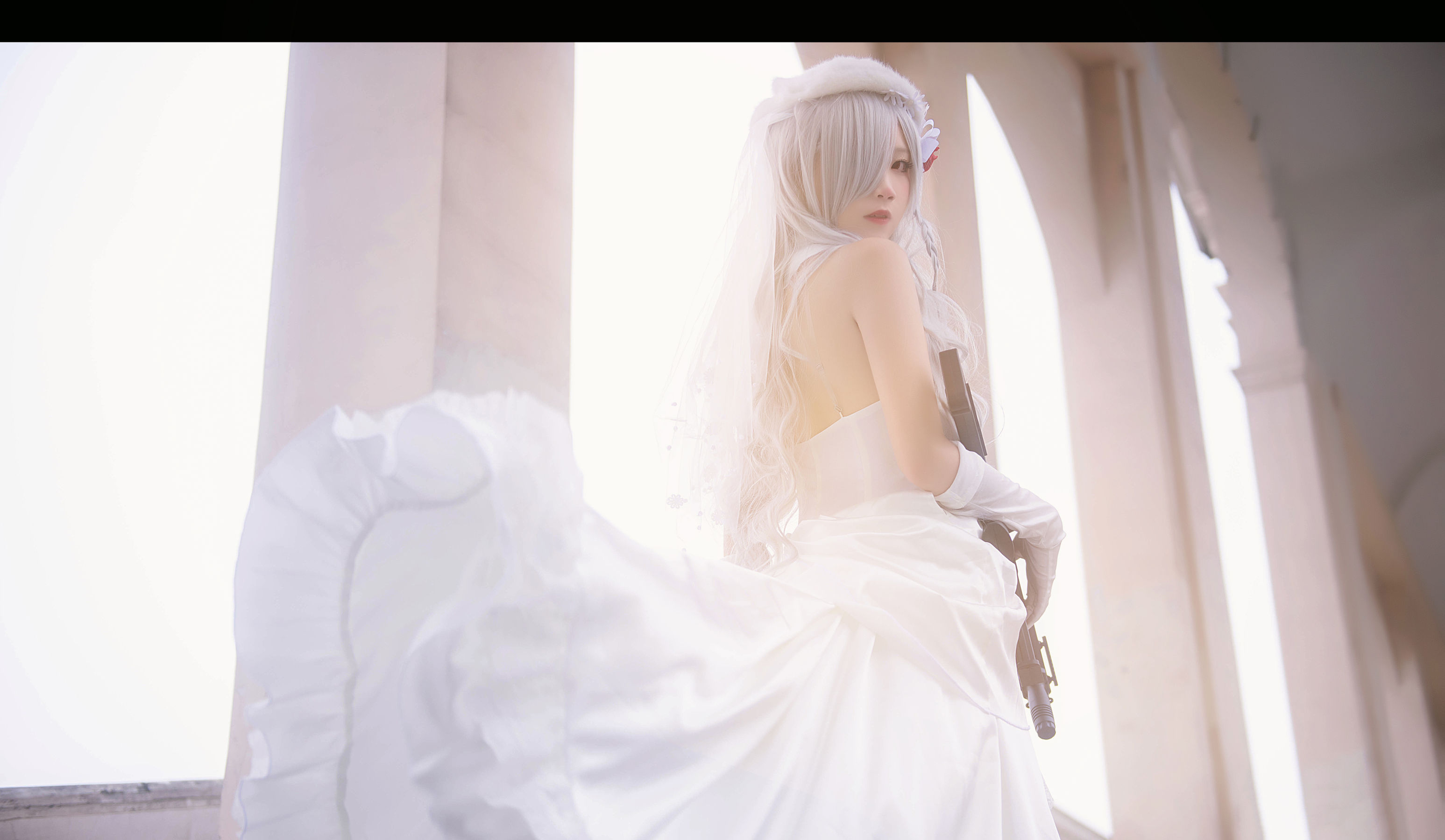 清纯少女五更百鬼 – 婚纱 [10P]