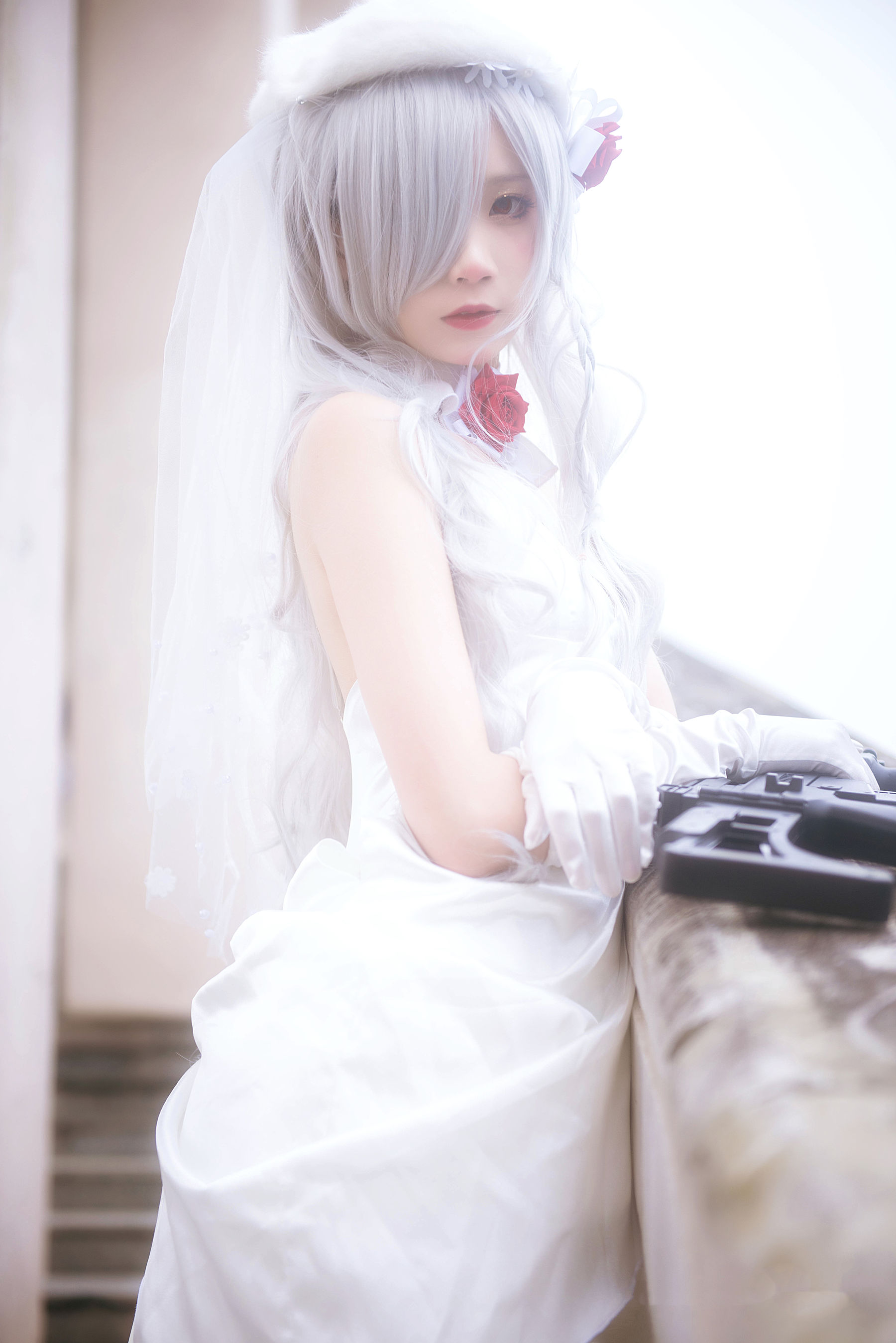 清纯少女五更百鬼 – 婚纱 [10P]