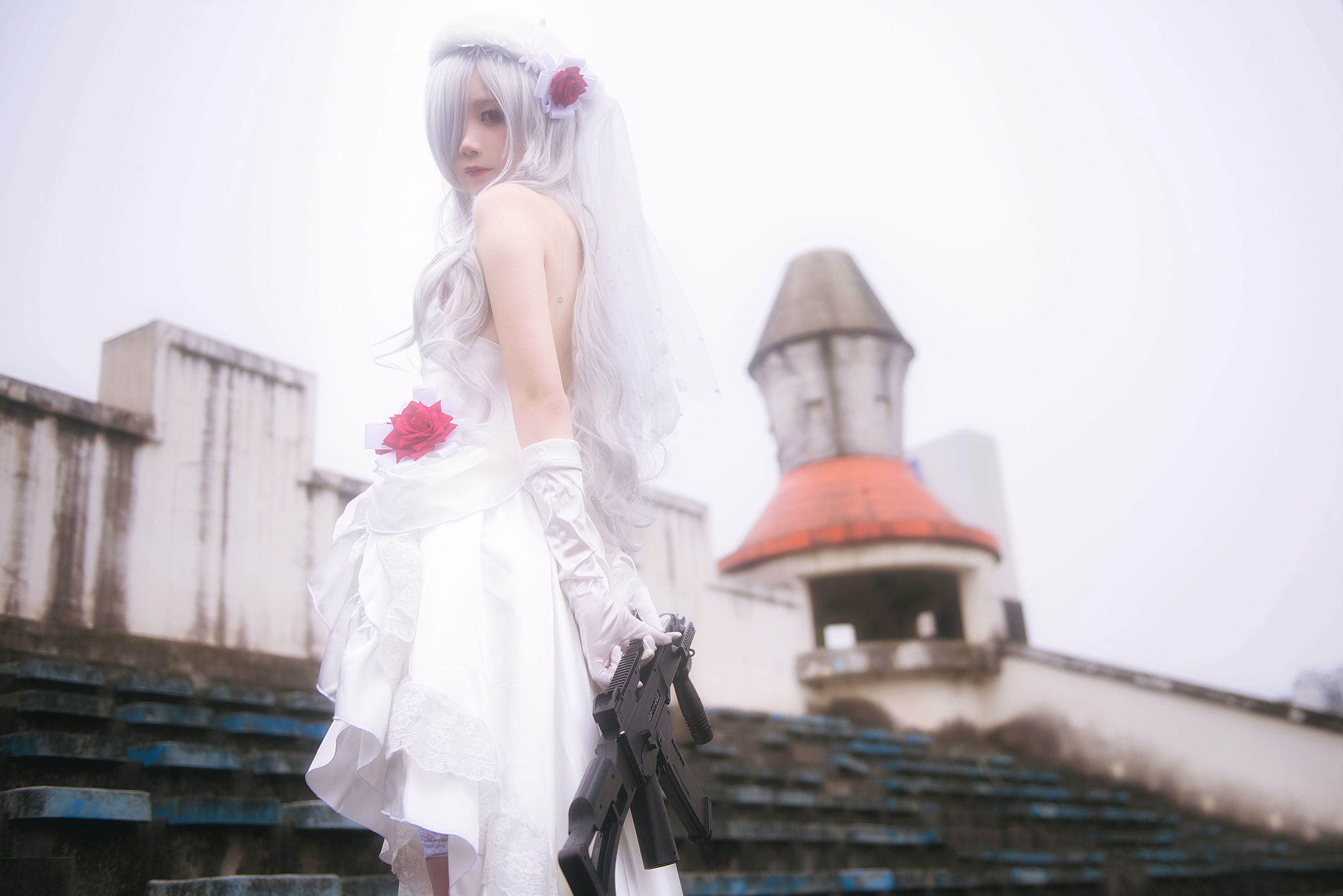 清纯少女五更百鬼 – 婚纱 [10P]