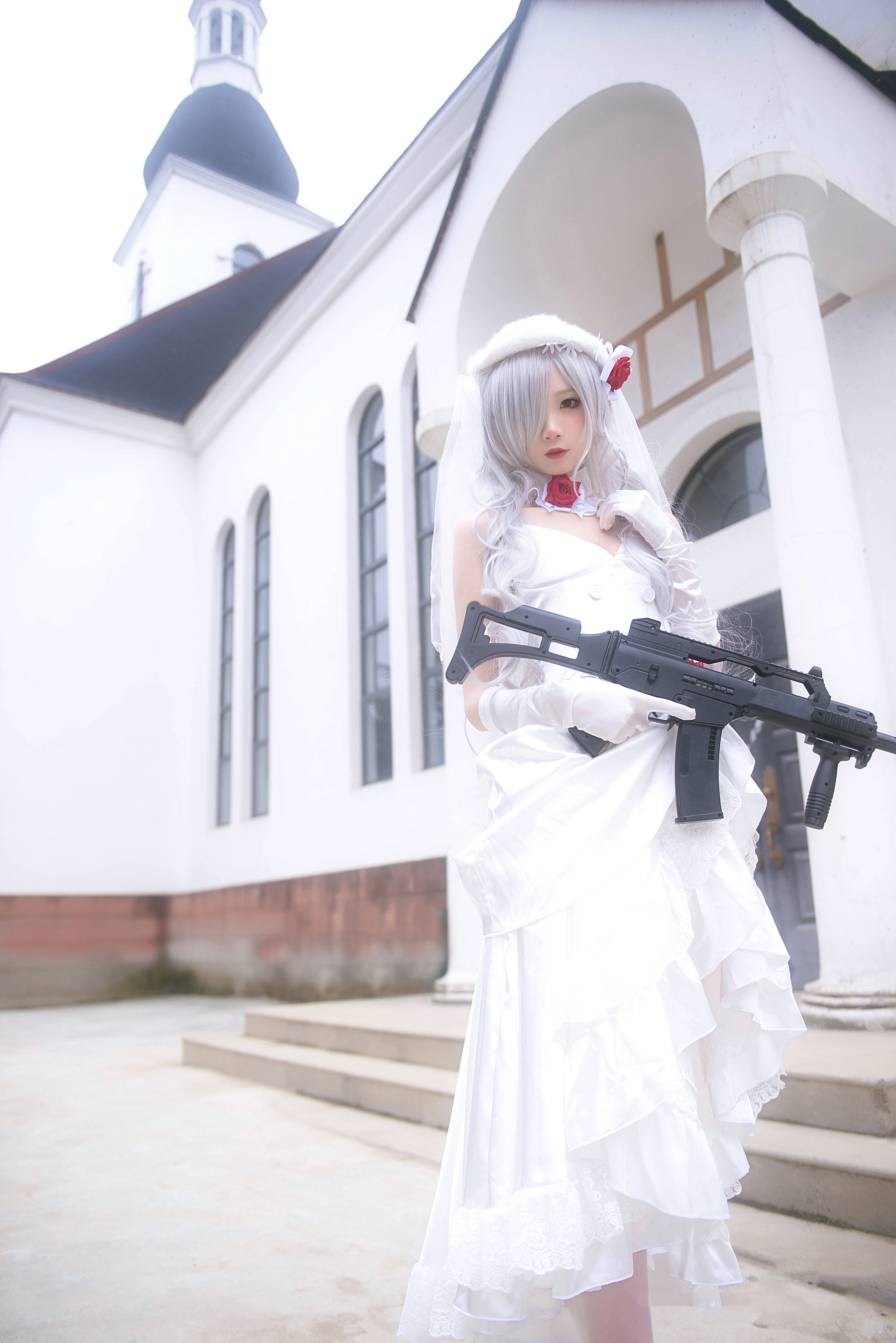 清纯少女五更百鬼 – 婚纱 [10P]