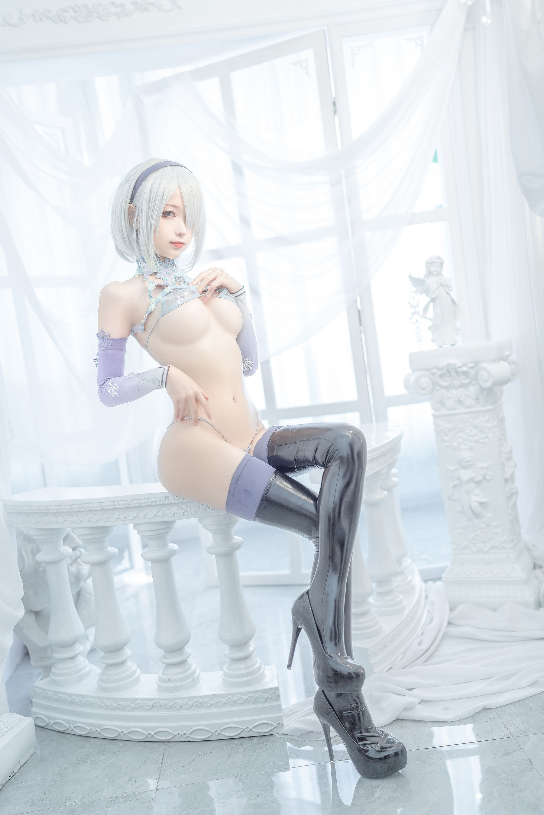 动漫博主蠢沫沫 – 2B冰雪 [35P]