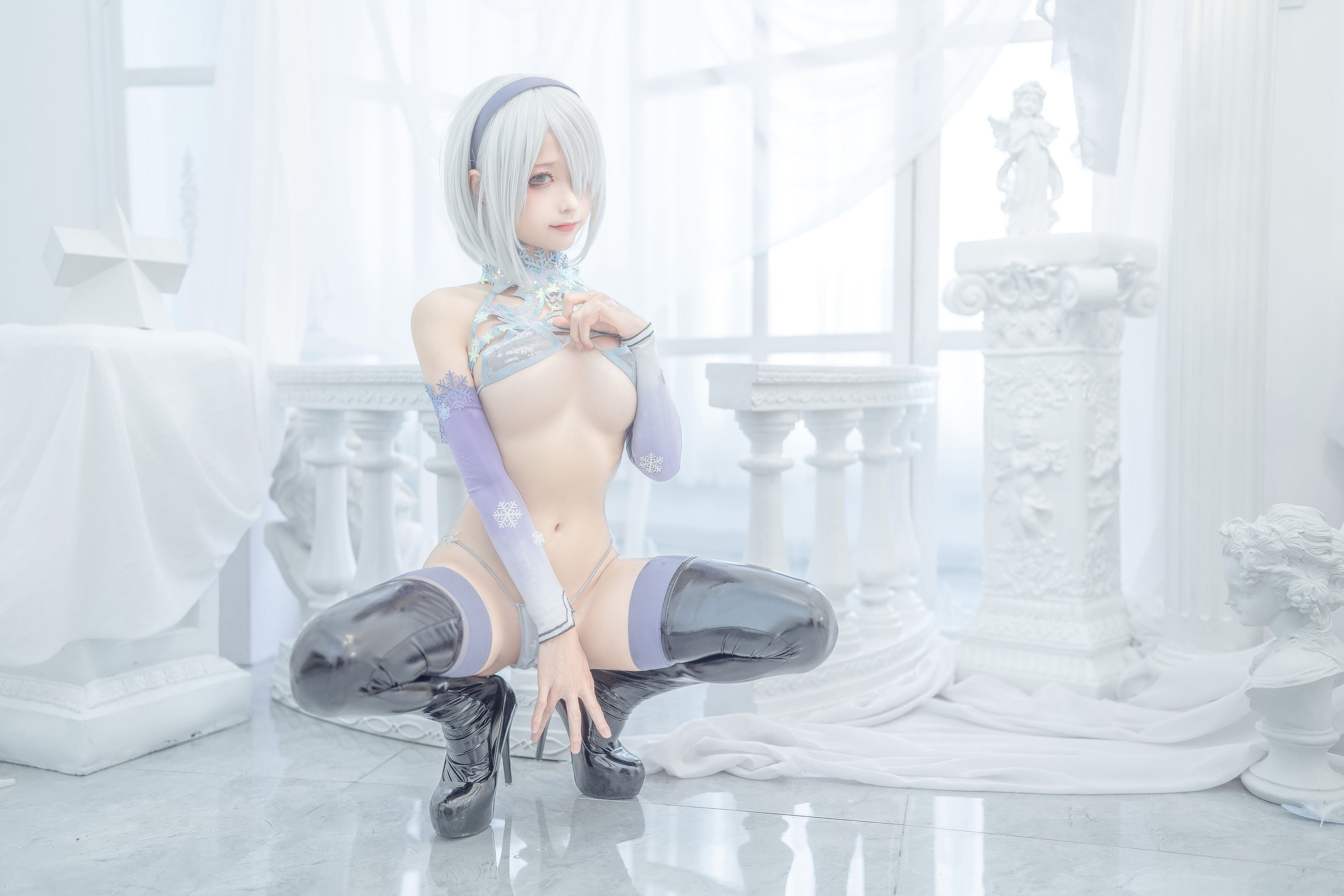 动漫博主蠢沫沫 – 2B冰雪 [35P]