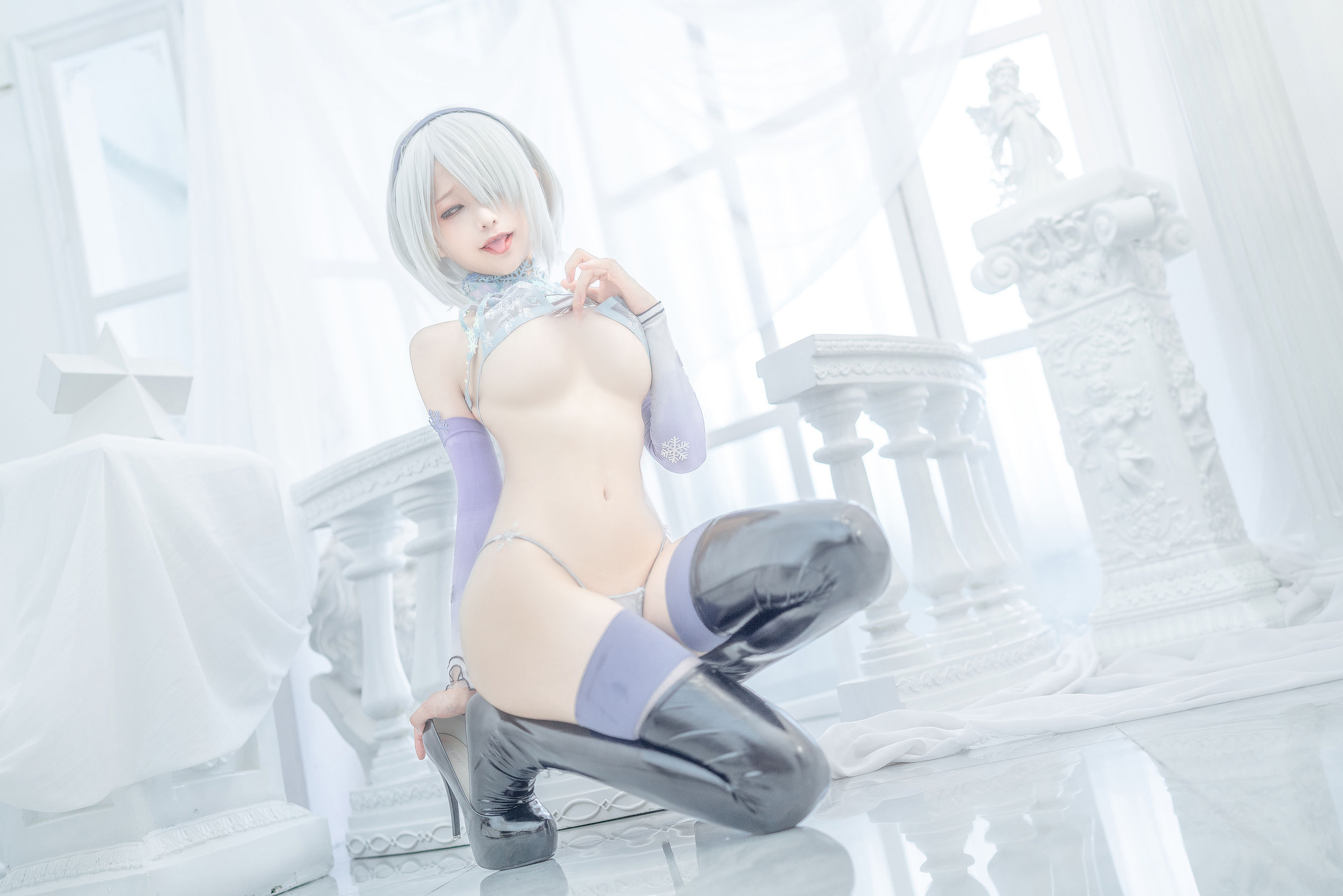 动漫博主蠢沫沫 – 2B冰雪 [35P]