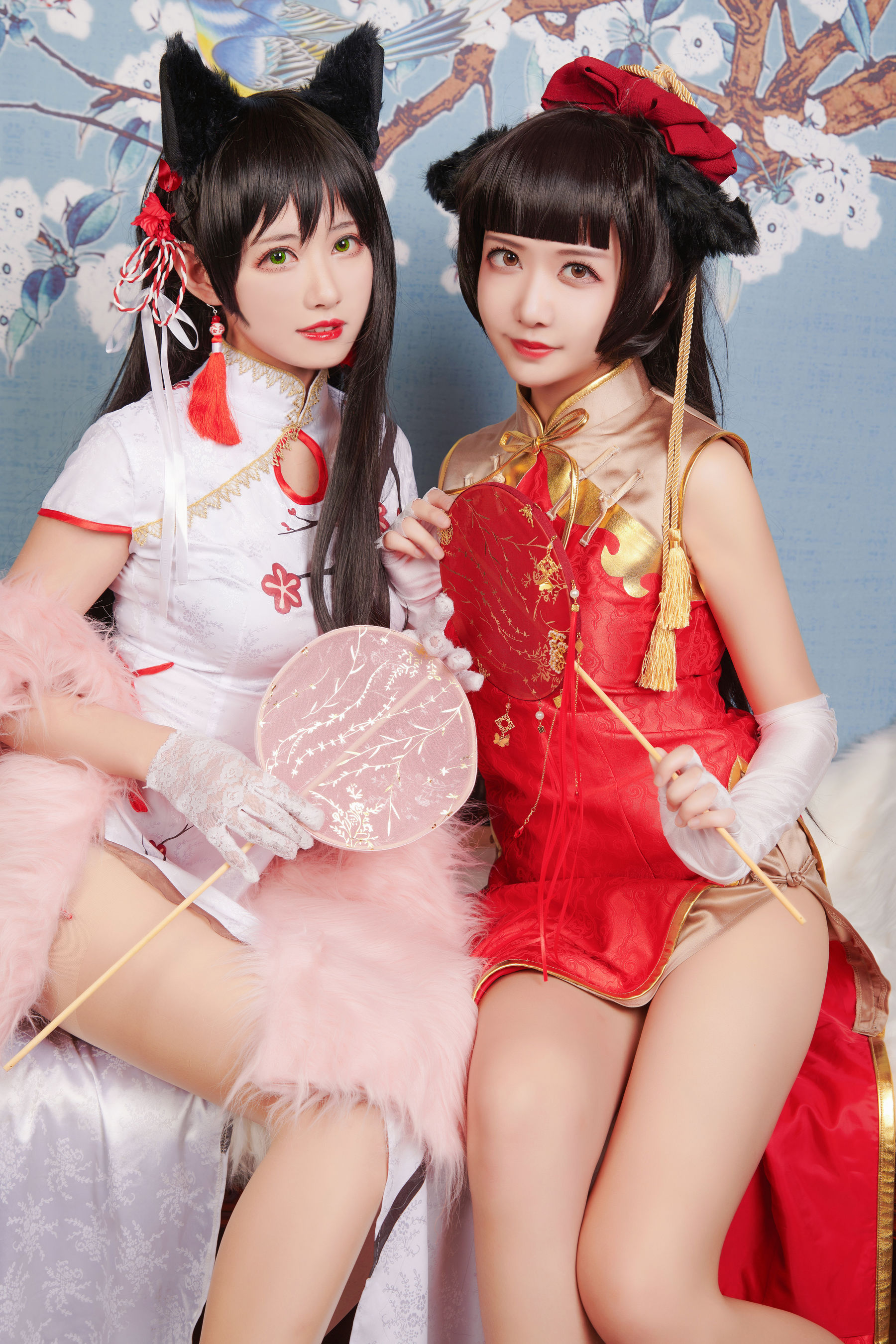 源纱希喵喵喵&Meiyi_烛墨 犬獒旗袍 [12P]
