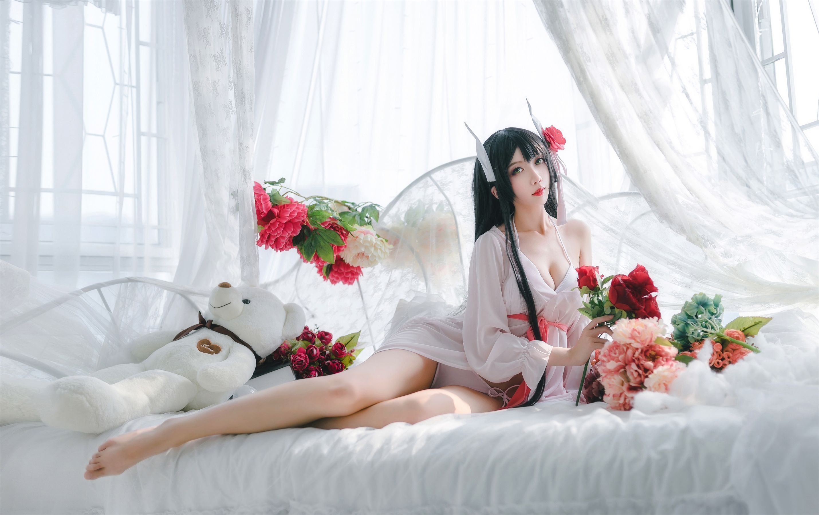 萌娘迷失人形QUQ – 鲟（比叡）月下巡游 [21P]