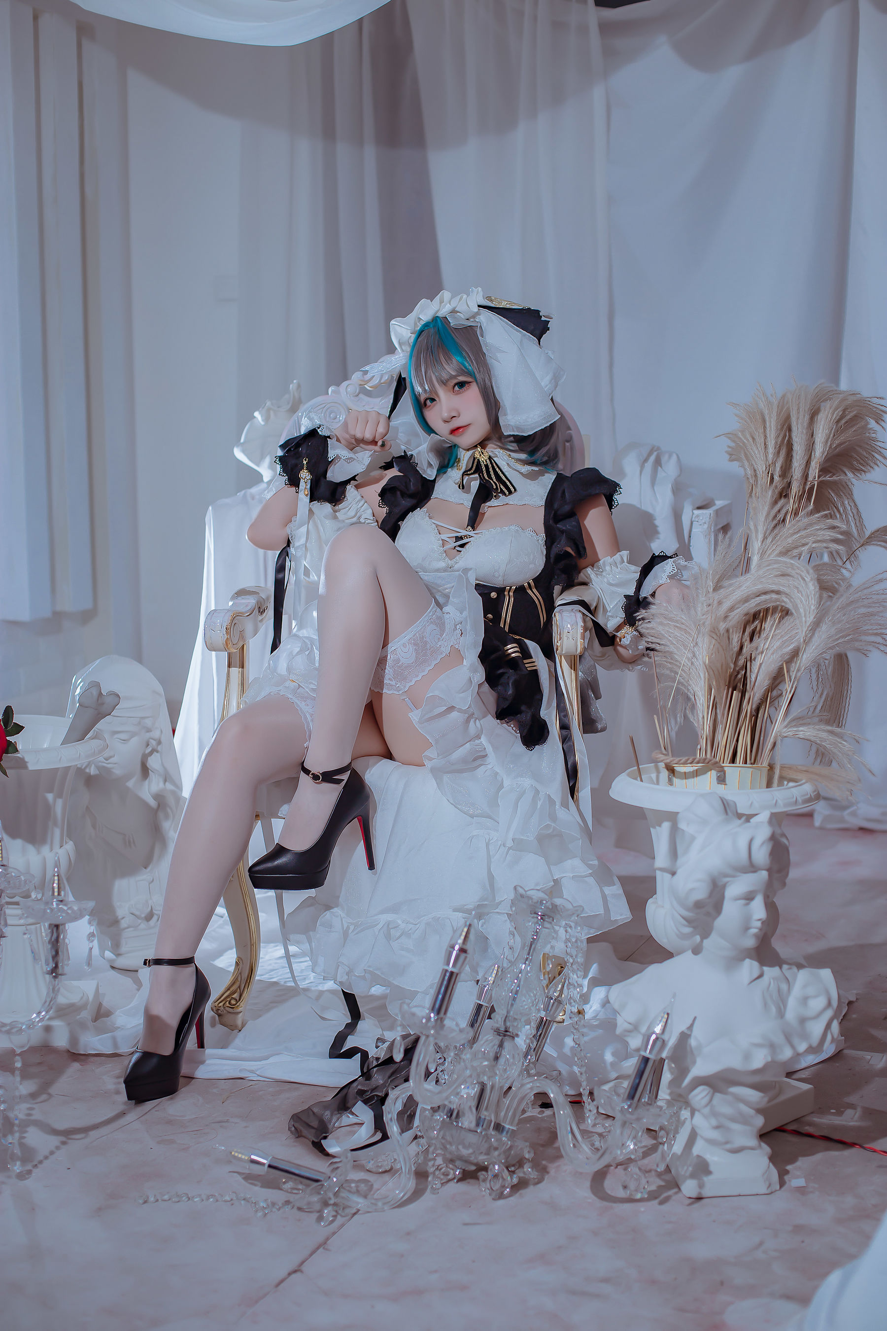 人气Coser二佐Nisa – 碧蓝柴郡 [30P]