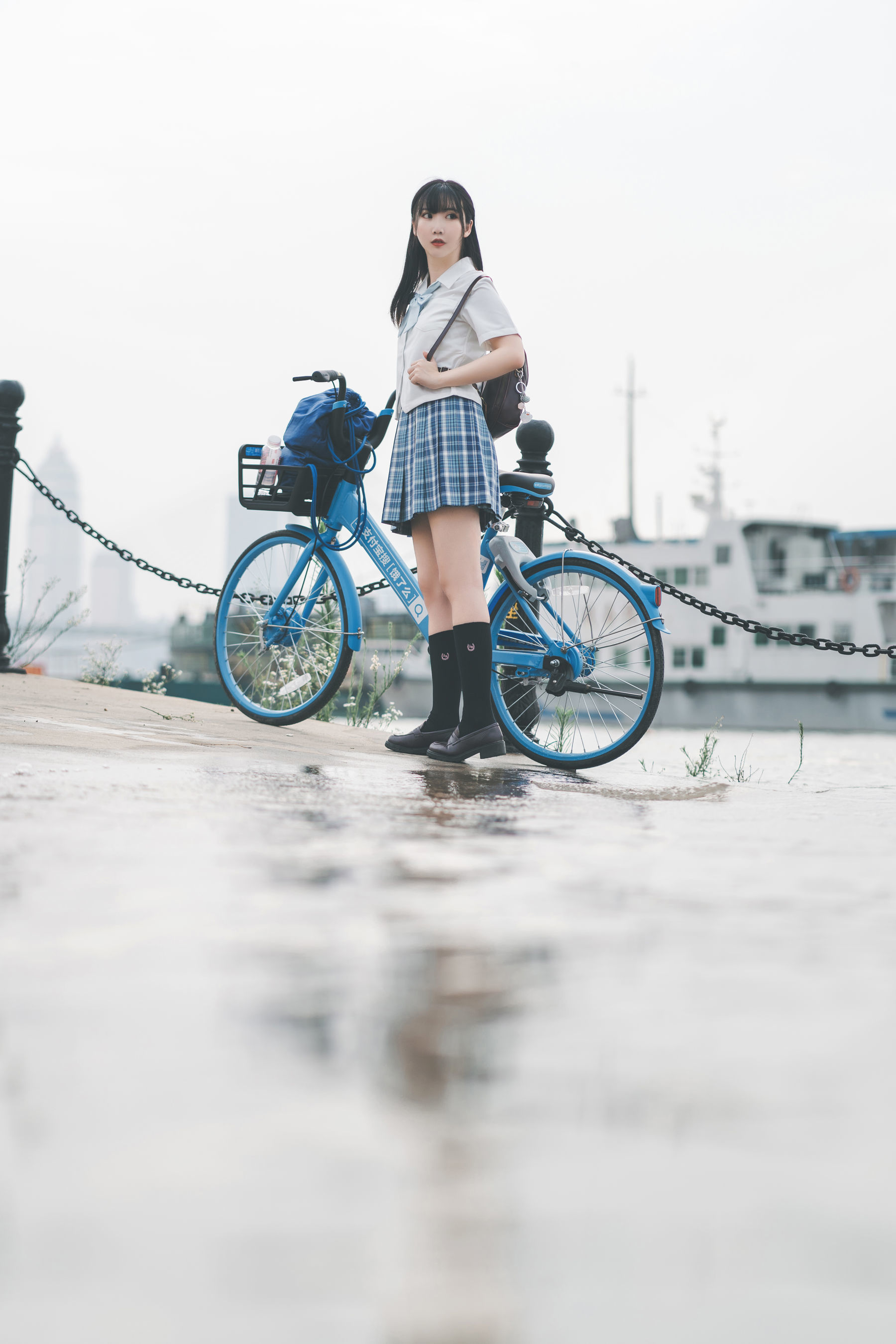 可爱人气Coser面饼仙儿 – 沙雕JK [22P]