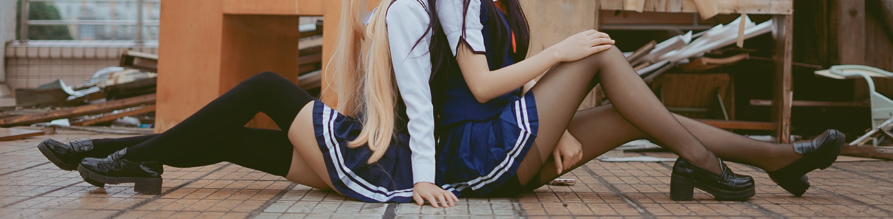 [萝莉COS] 清纯少女五更百鬼 – 学姐校服 [25P]