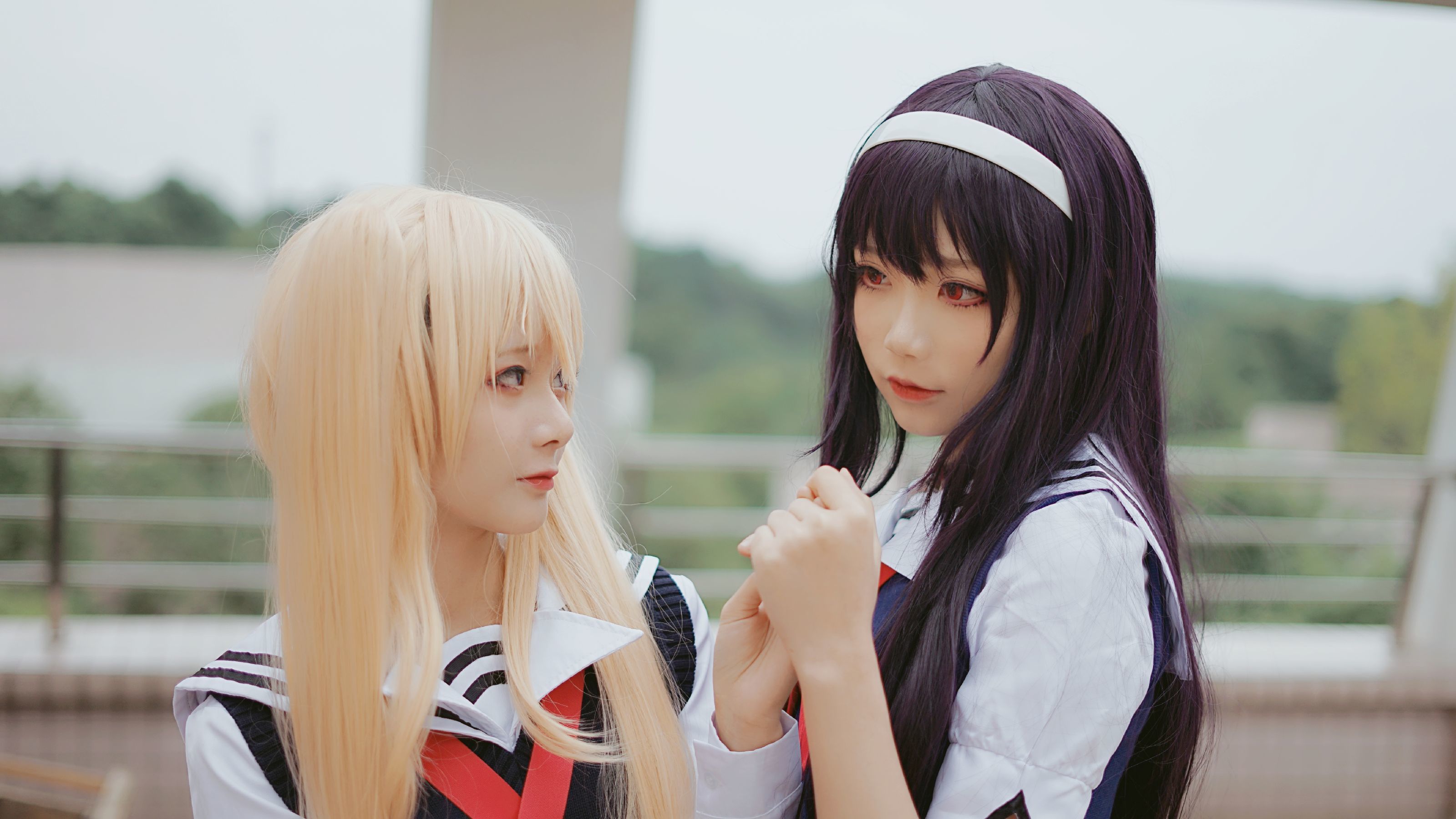 [萝莉COS] 清纯少女五更百鬼 – 学姐校服 [25P]