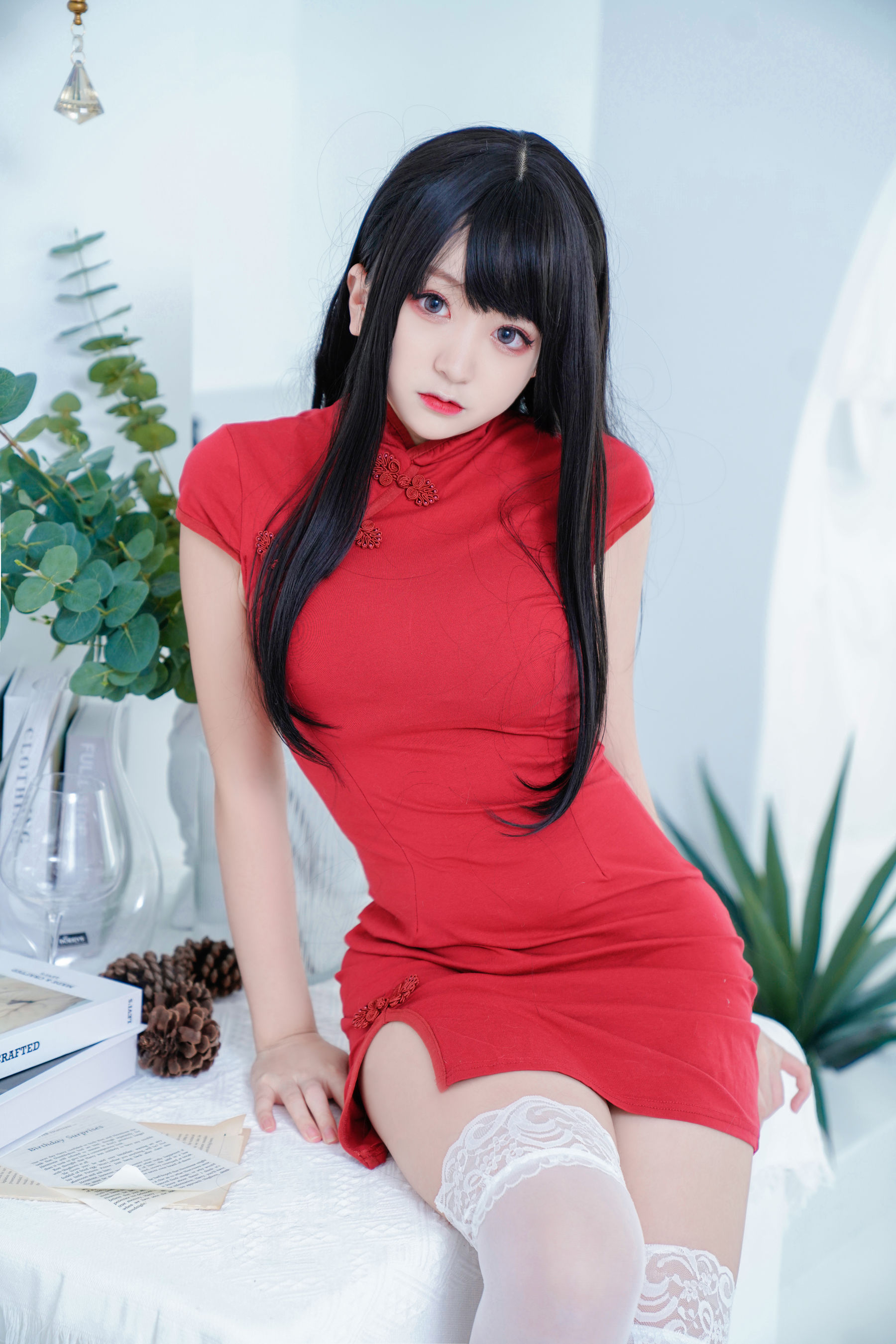 动漫博主恩田直幸 – 红旗袍 [41P]
