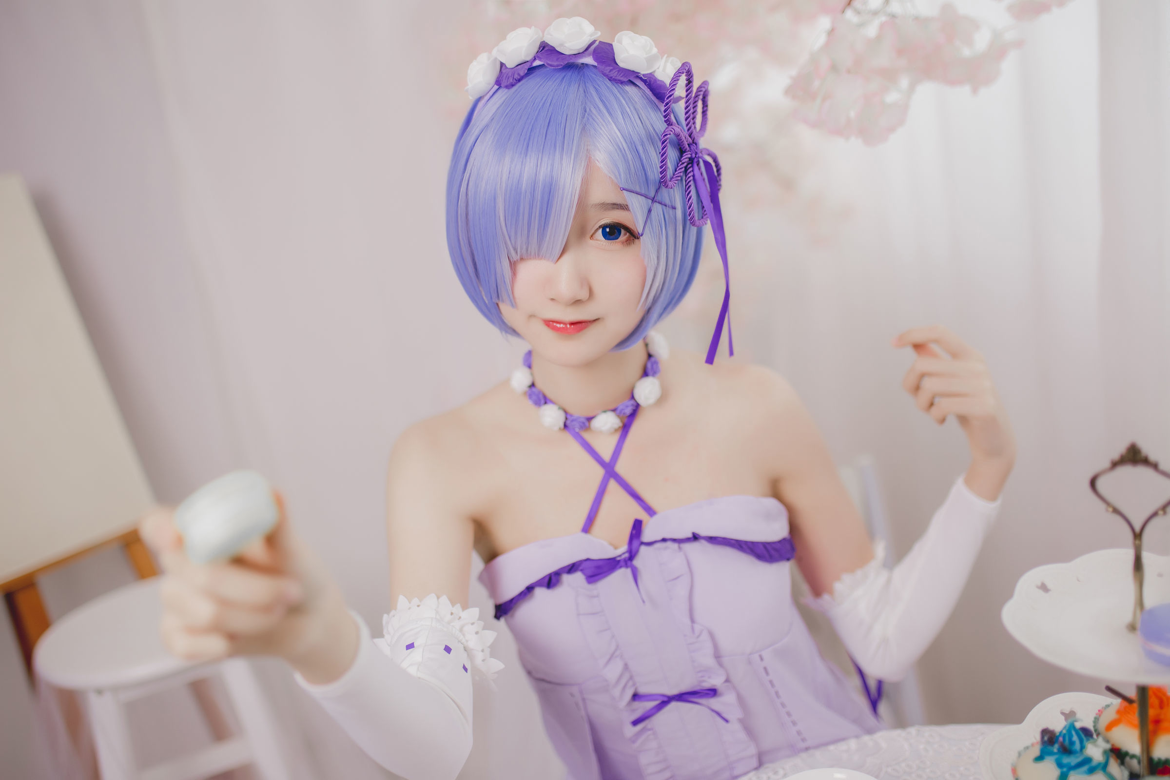 [萝莉COS] 木绵绵OwO – 雷姆生日 [24P]