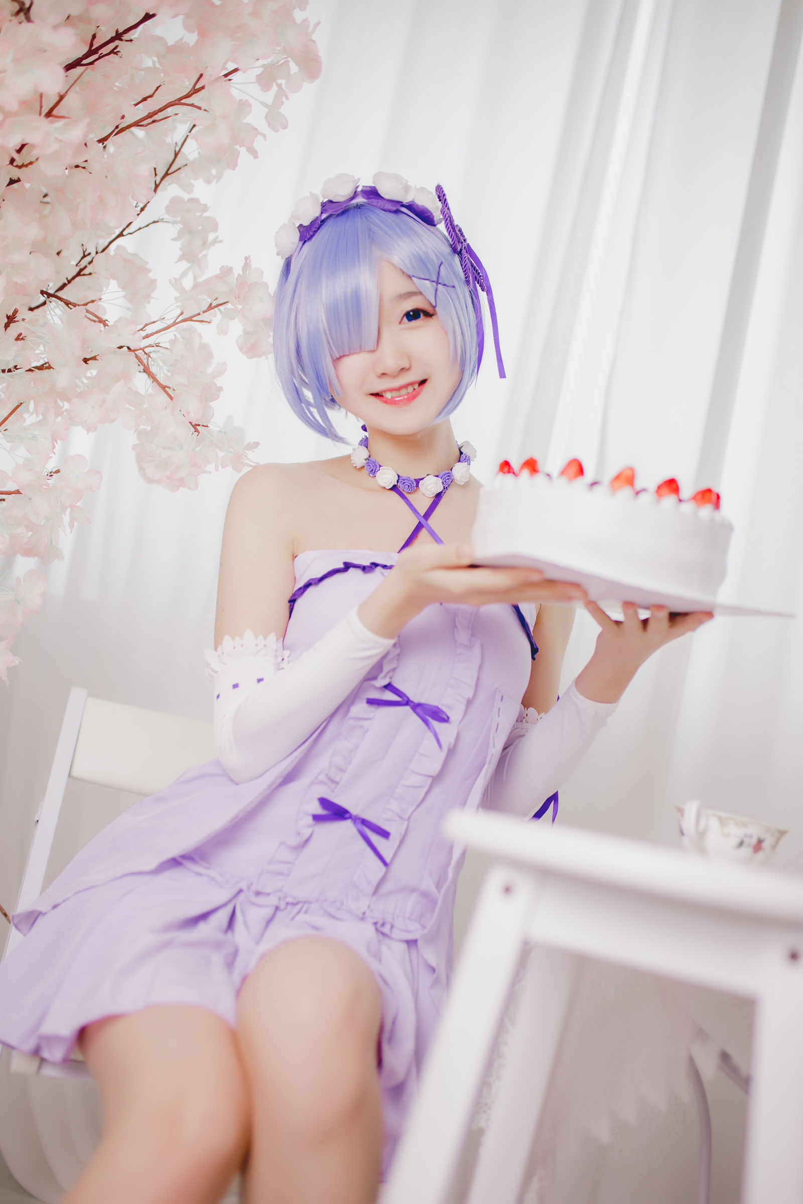 [萝莉COS] 木绵绵OwO – 雷姆生日 [24P]