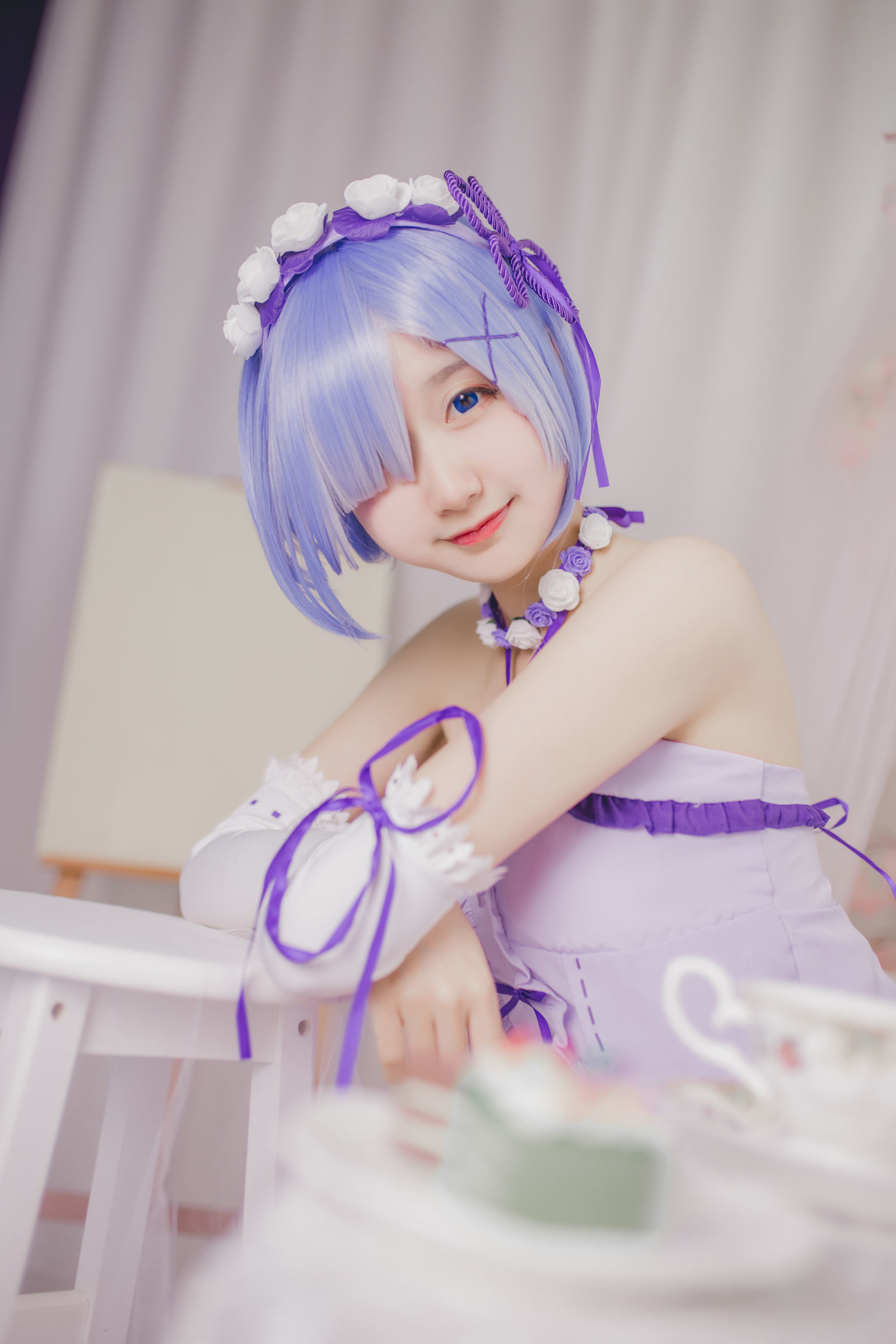 [萝莉COS] 木绵绵OwO – 雷姆生日 [24P]