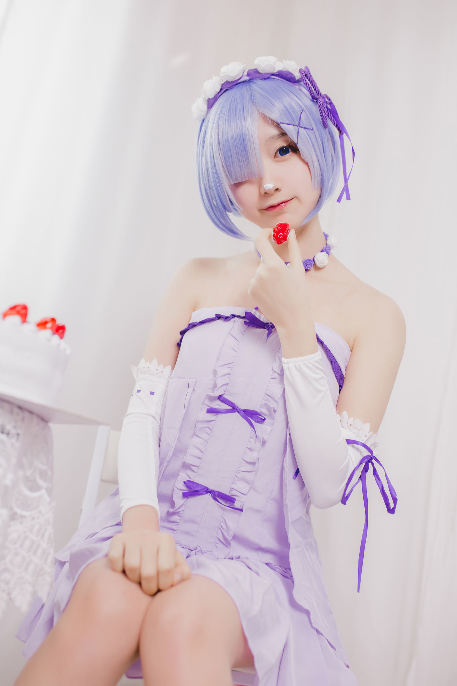 [萝莉COS] 木绵绵OwO – 雷姆生日 [24P]