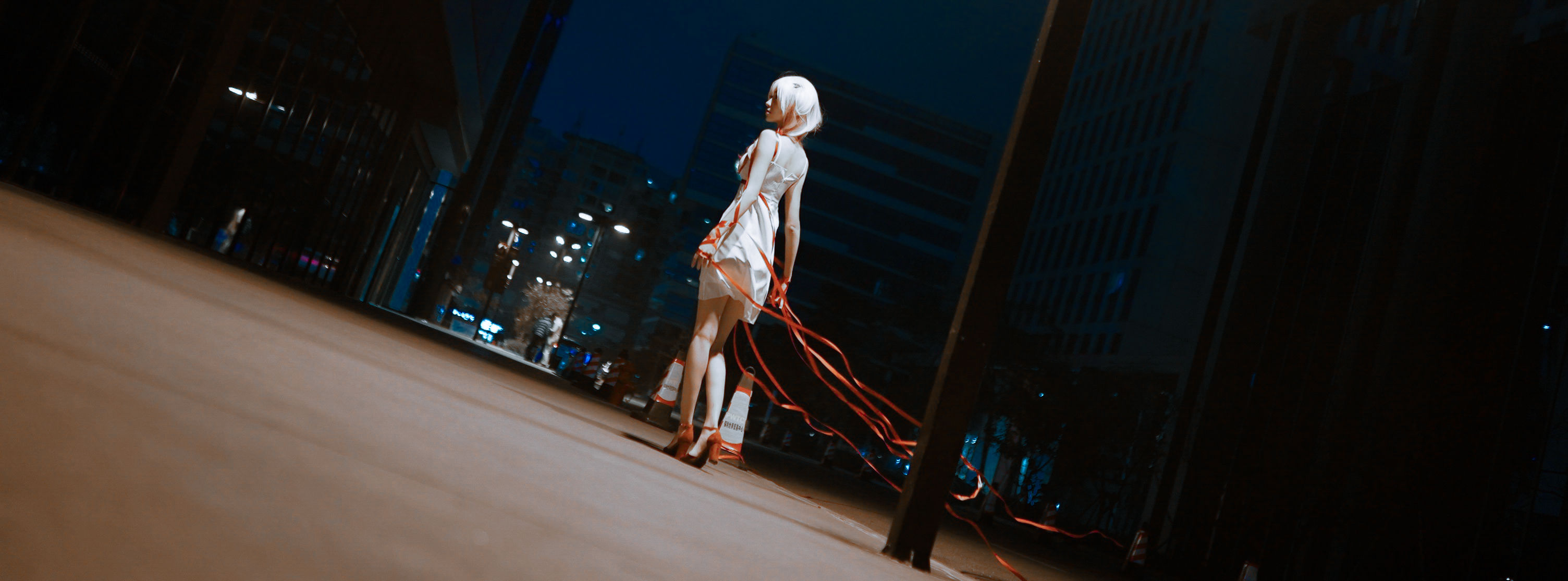 动漫博主南桃Momoko – 楪祈白裙 [9P]