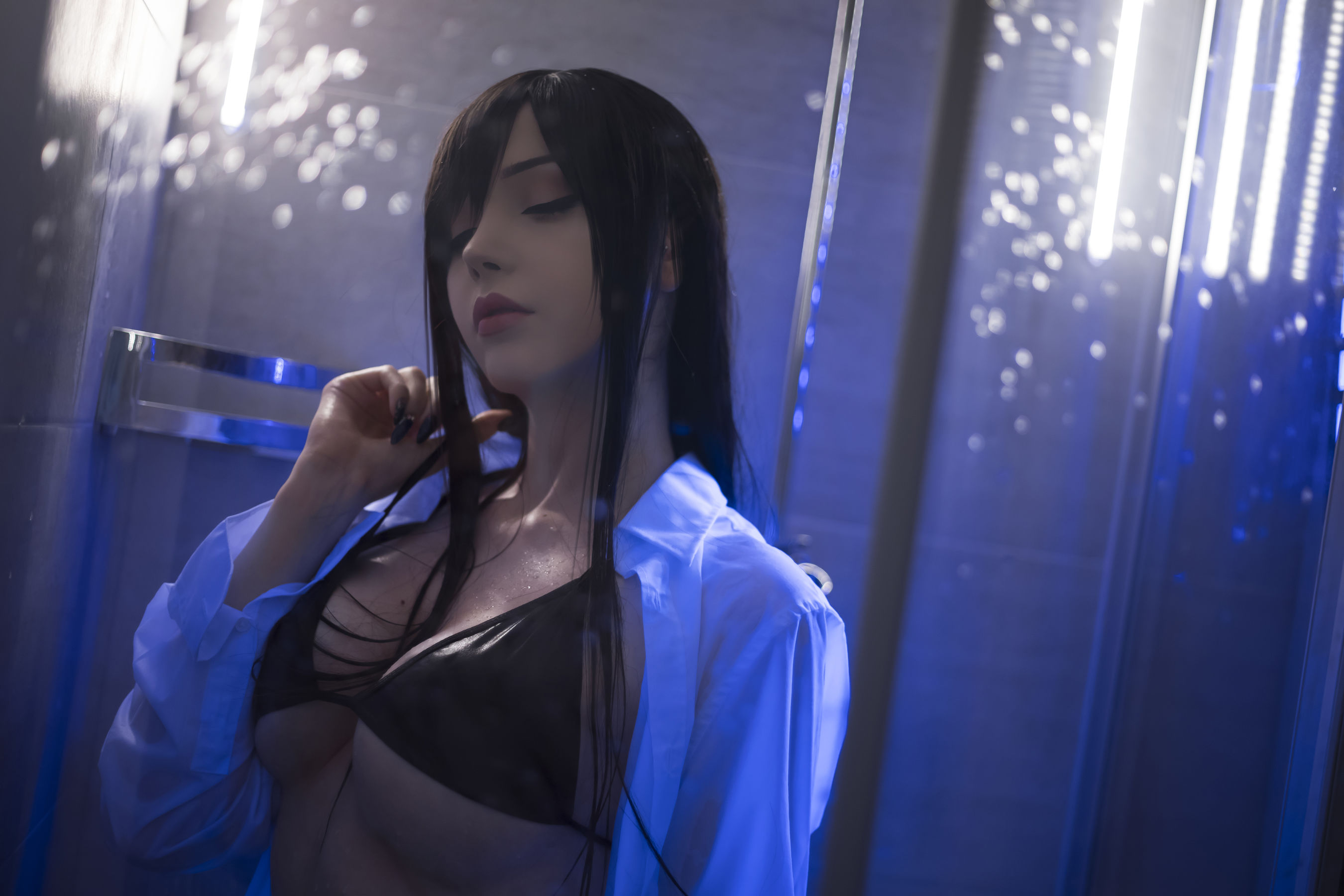 国外美女SayaTheFox – 浴室诱惑 [10P]