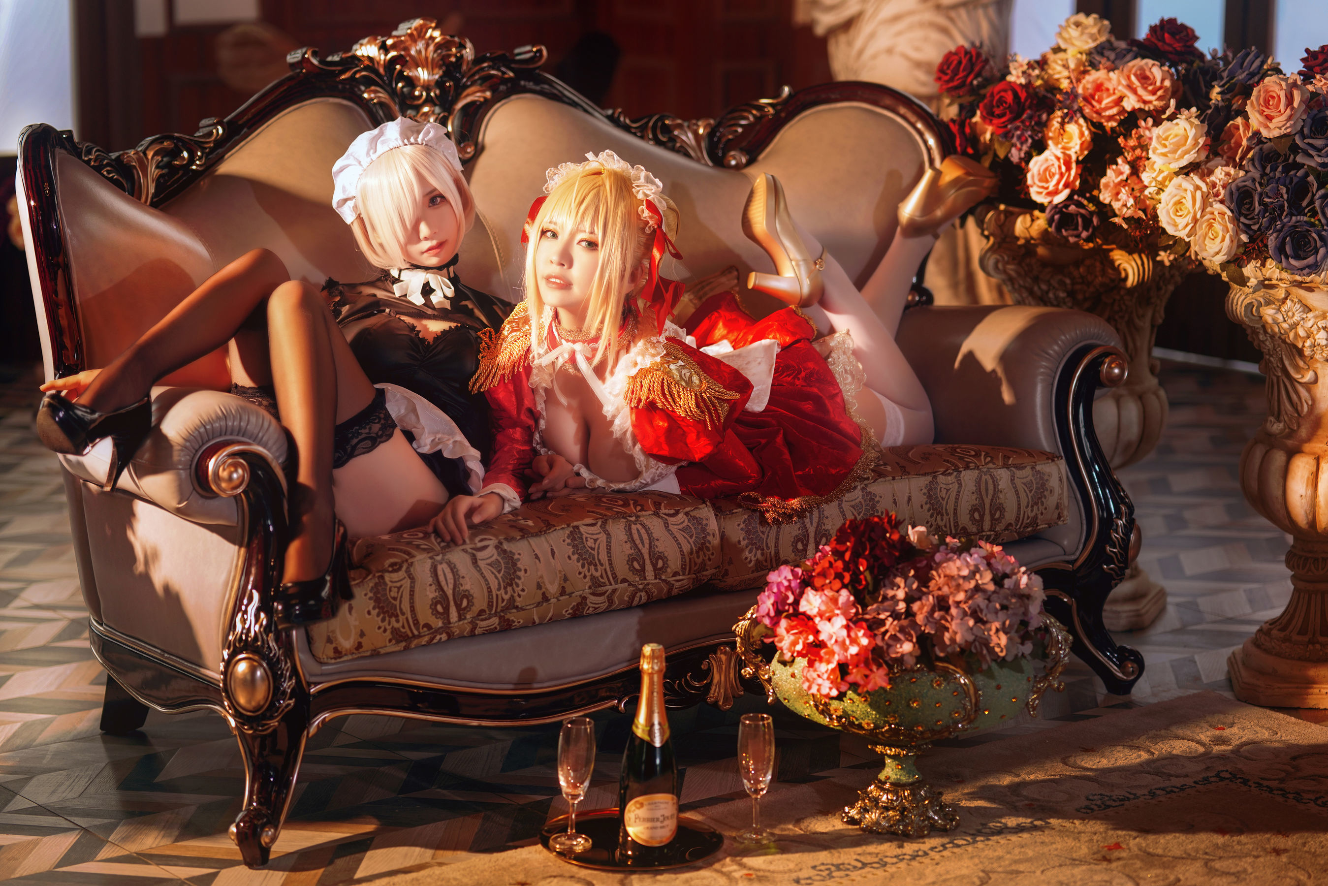 半半子&面饼仙儿 Claudius x Kyrielight Maid [22P]