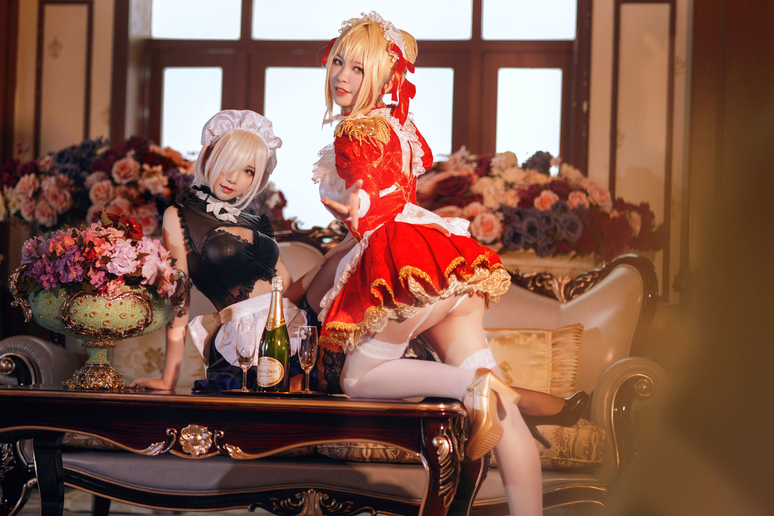 半半子&面饼仙儿 Claudius x Kyrielight Maid [22P]